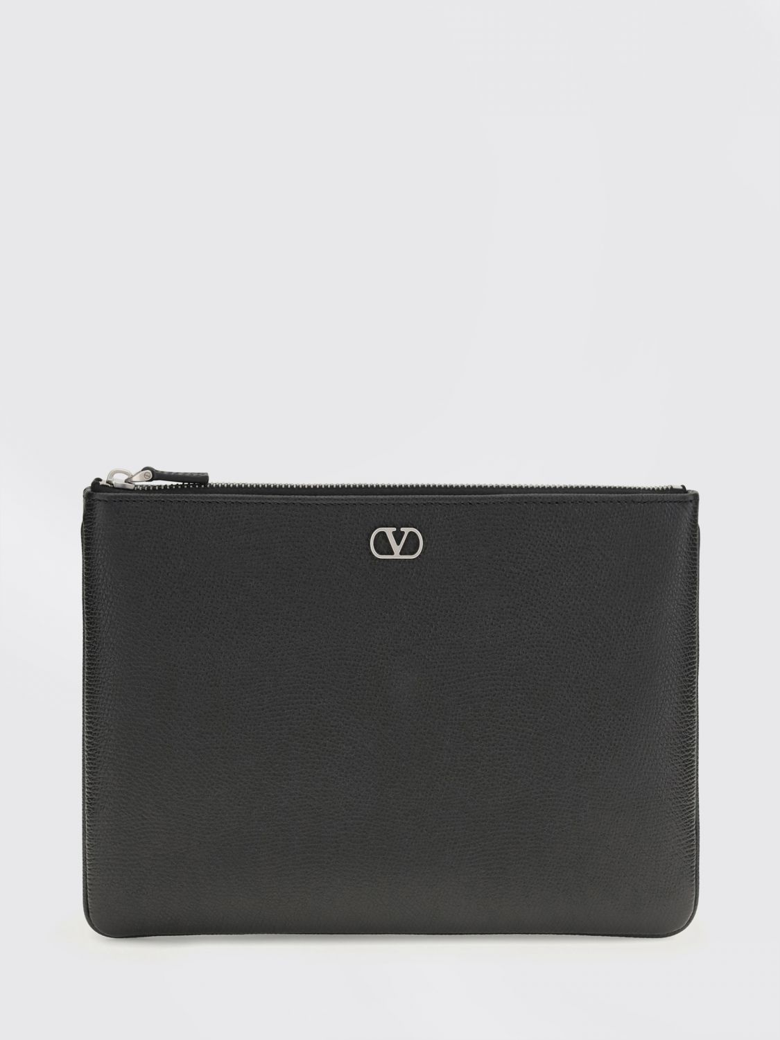 VALENTINO GARAVANI VLogo Signature Grained Calf Leather Document Holder