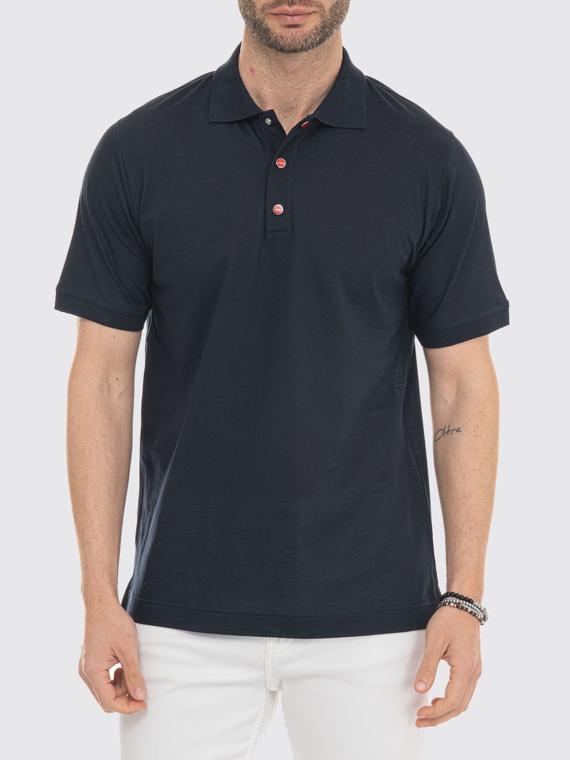 Kiton T-shirt Men Color Blue