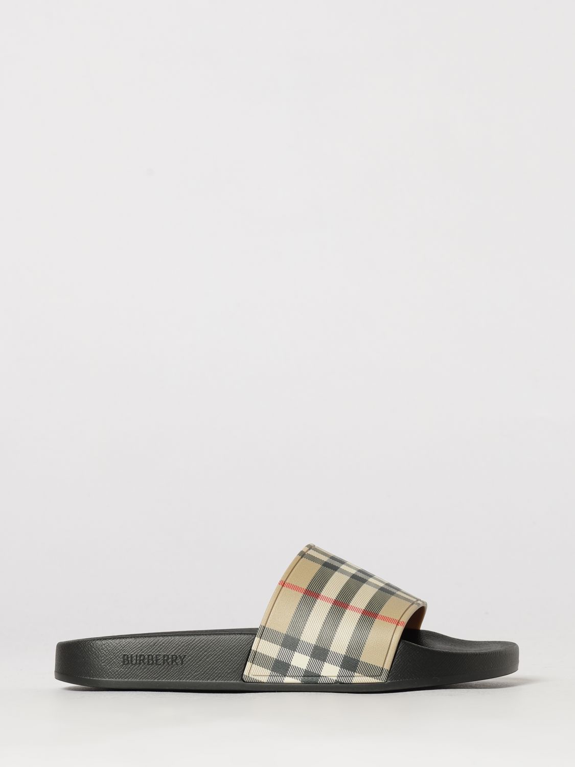 BURBERRY Heeled Sandal Woman color Beige