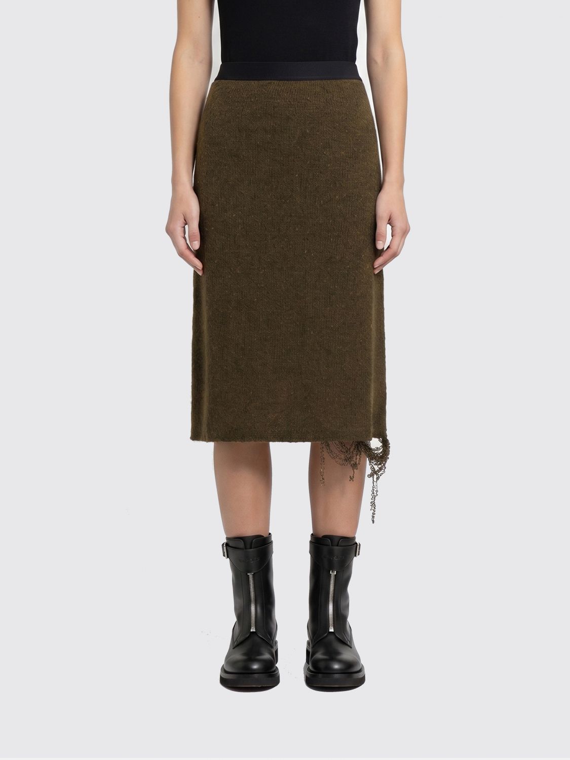MM6 MAISON MARGIELA Skirt Woman color Mud