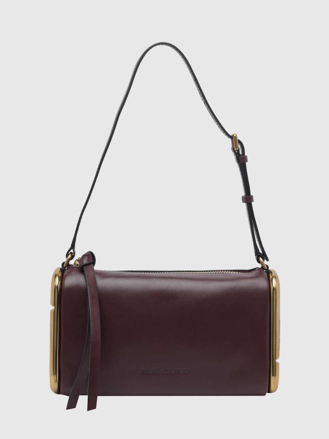 MARC JACOBS Small Scene Leather Crossbody Bag with Laminated Double J Logo　MARC JACOBS スモールシーン レザー クロスボディバッグ ラミネート加工 ダブル J ロゴ MARC