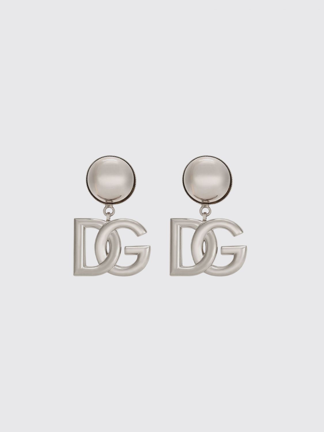 DOLCE & GABBANA DG Pendant Clip-On Earrings in Brass