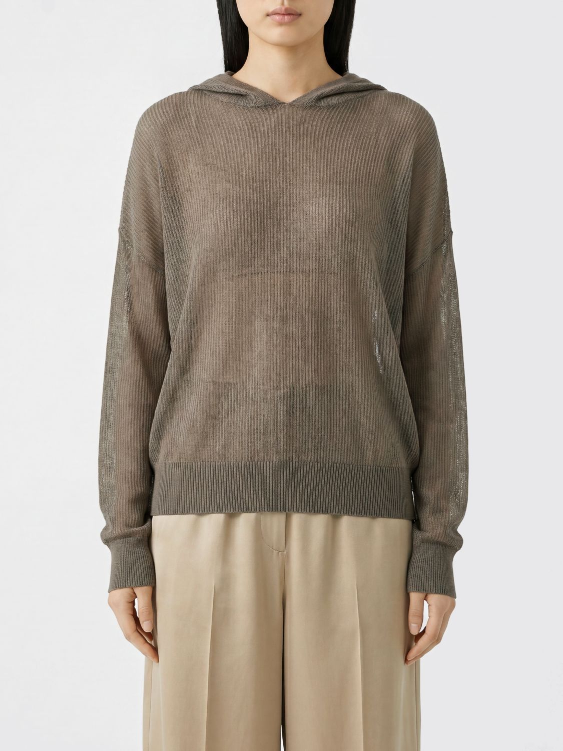 RICK OWENS Dropped-Shoulder Pure Cashmere Hoodie