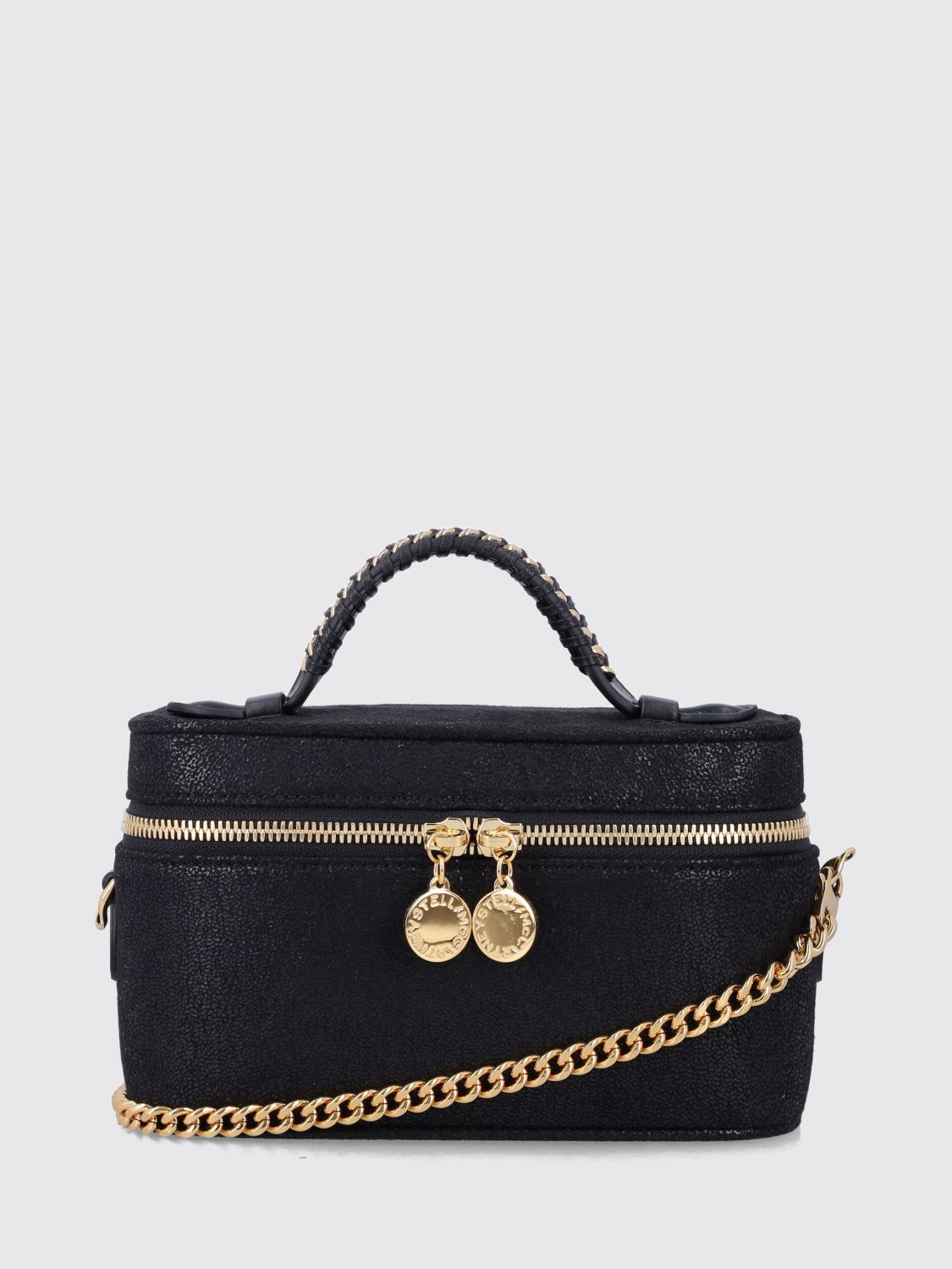 STELLA MCCARTNEY Falabella Vanity Mini Bag in Faux Leather with Chain Strap