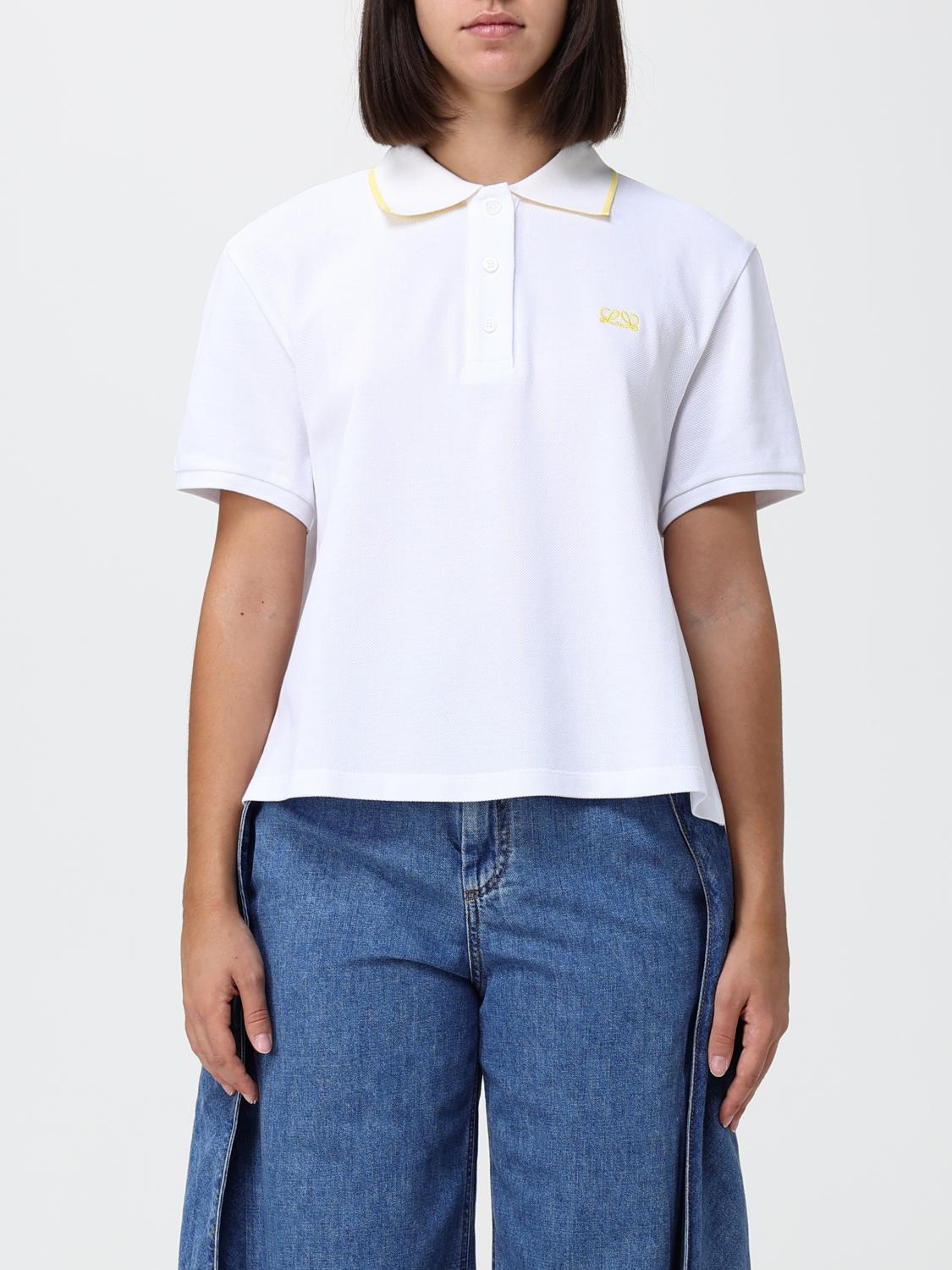 LOEWE Polo Damen Farbe Weiß