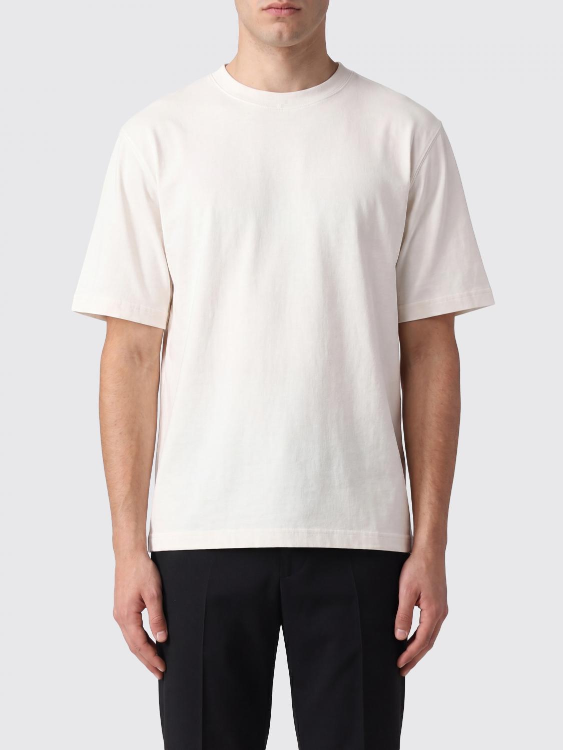 GOLDEN GOOSE Crewneck Cotton T-shirt with Dropped Shoulders　GOLDEN GOOSE ドロップショルダー クルーネック コットン Tシャツ GOLDEN