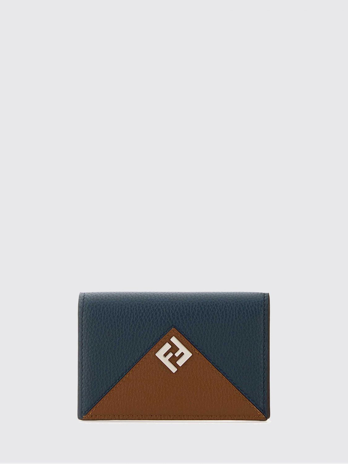 Fendi Lui Men's Bifold FF Monogram Leather Card Holder · OS