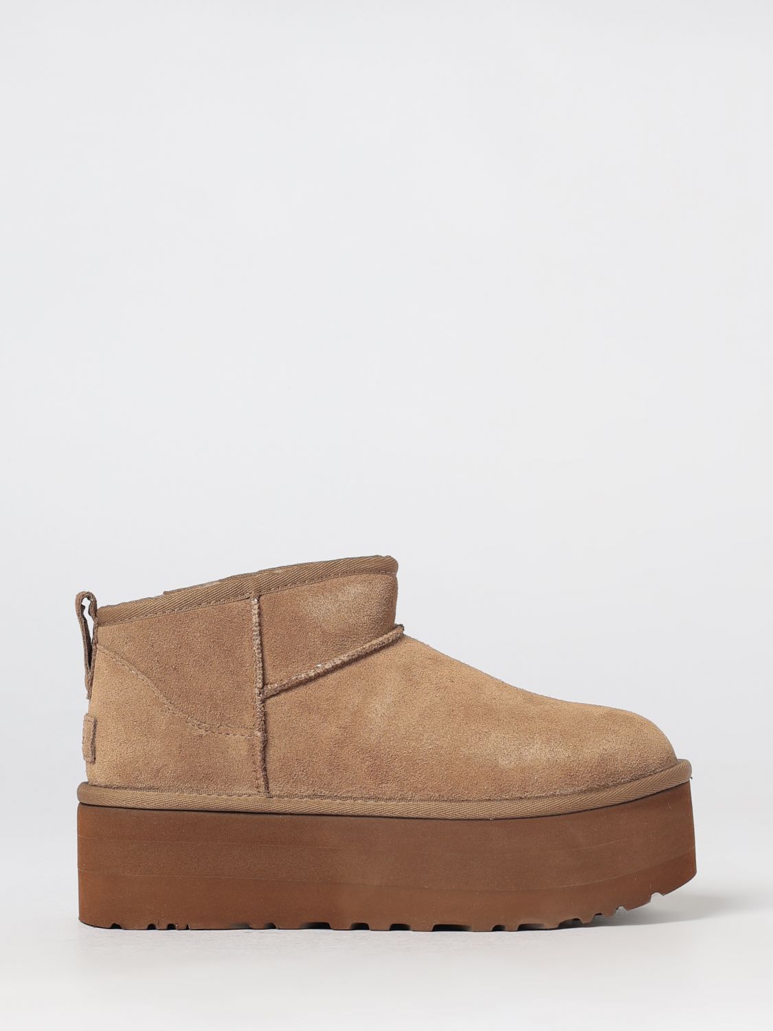 UGG Stivali Classic Ultra Mini Platform in pelle scamosciata
