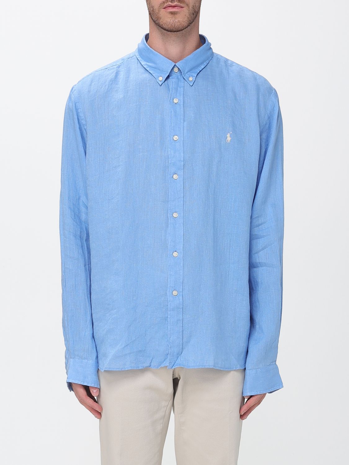 POLO RALPH LAUREN Shirt Men color Blue