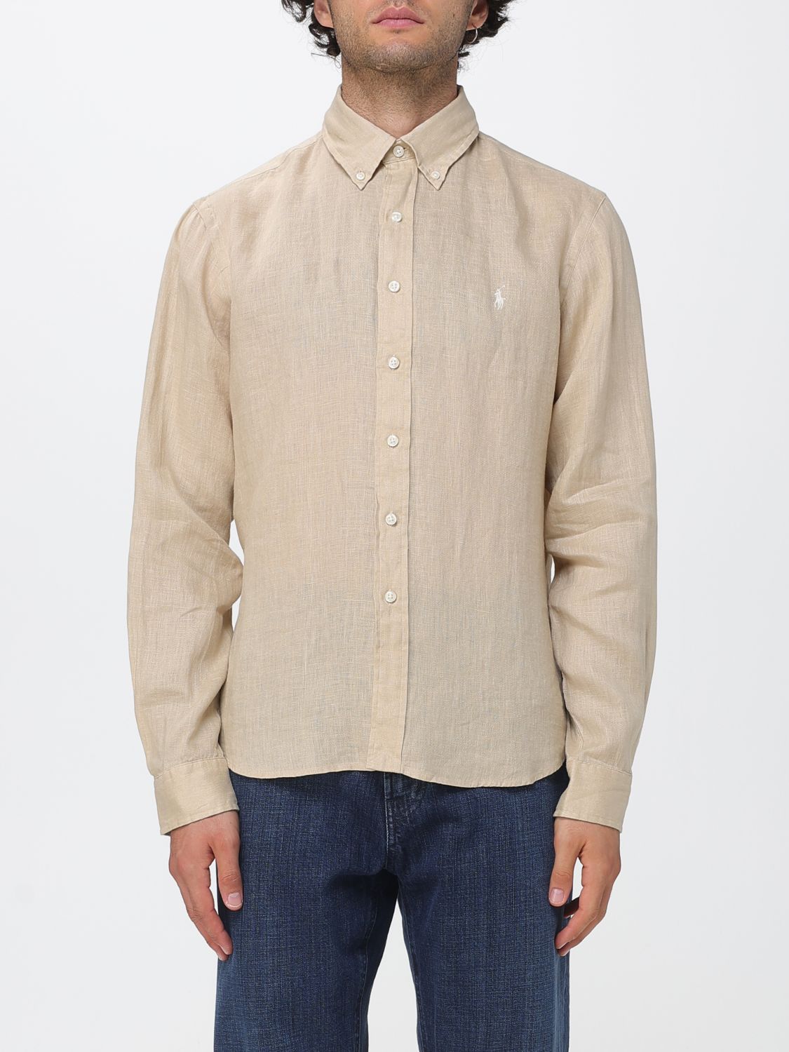 POLO RALPH LAUREN Shirt Men color Brown