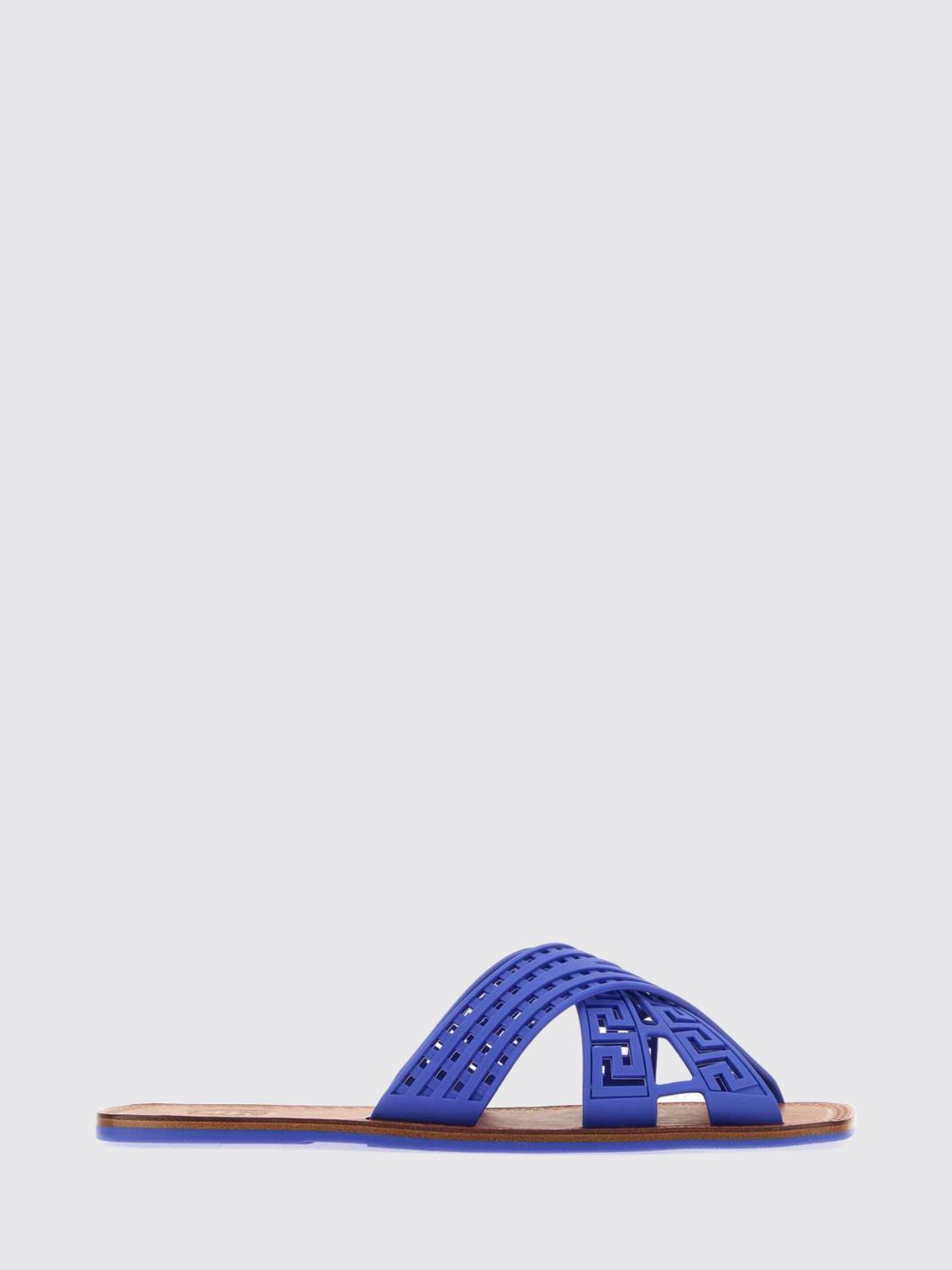 VERSACE Sandals Men color Blue