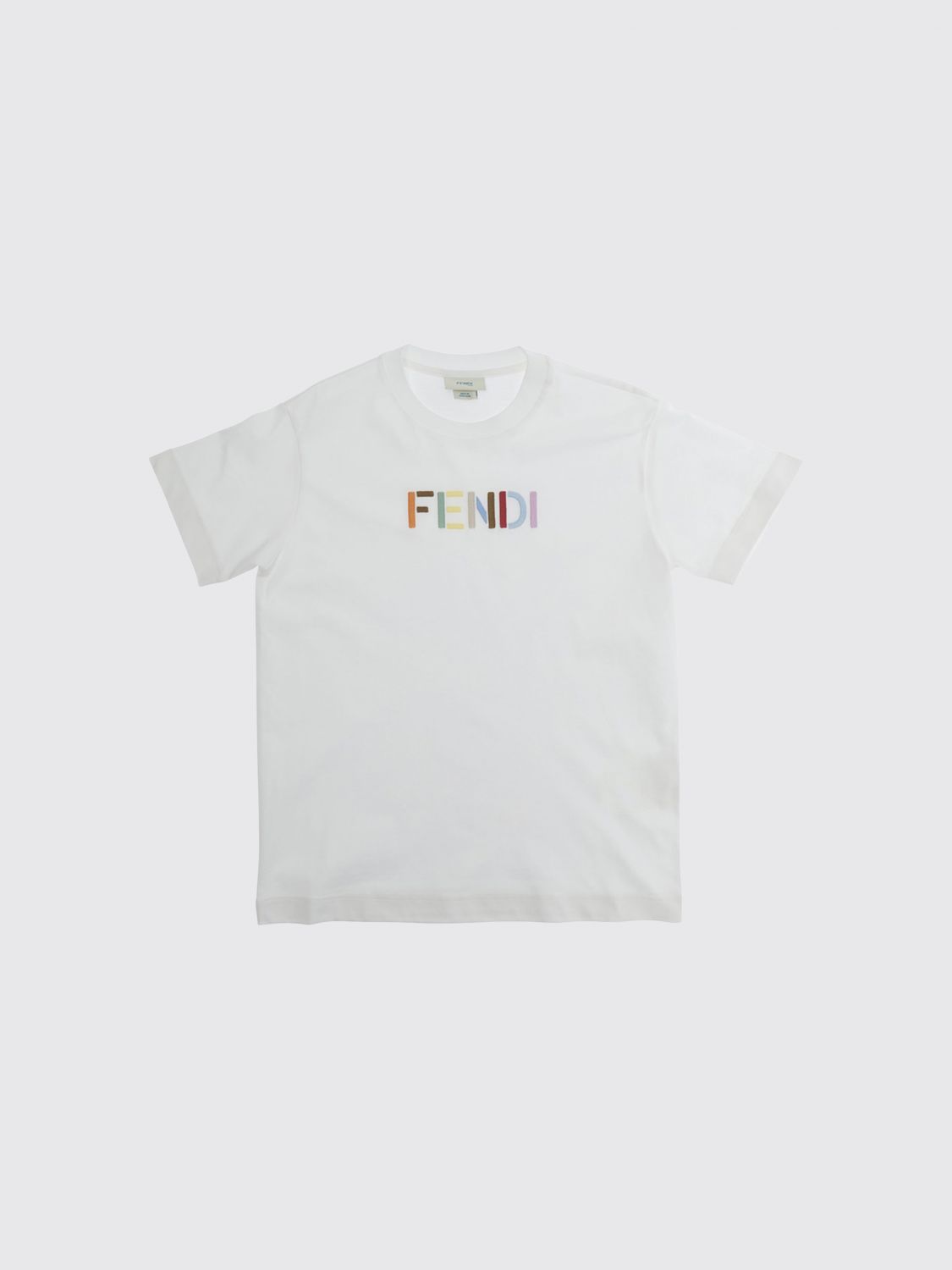 FENDI T-Shirt Bambino colore Grigio