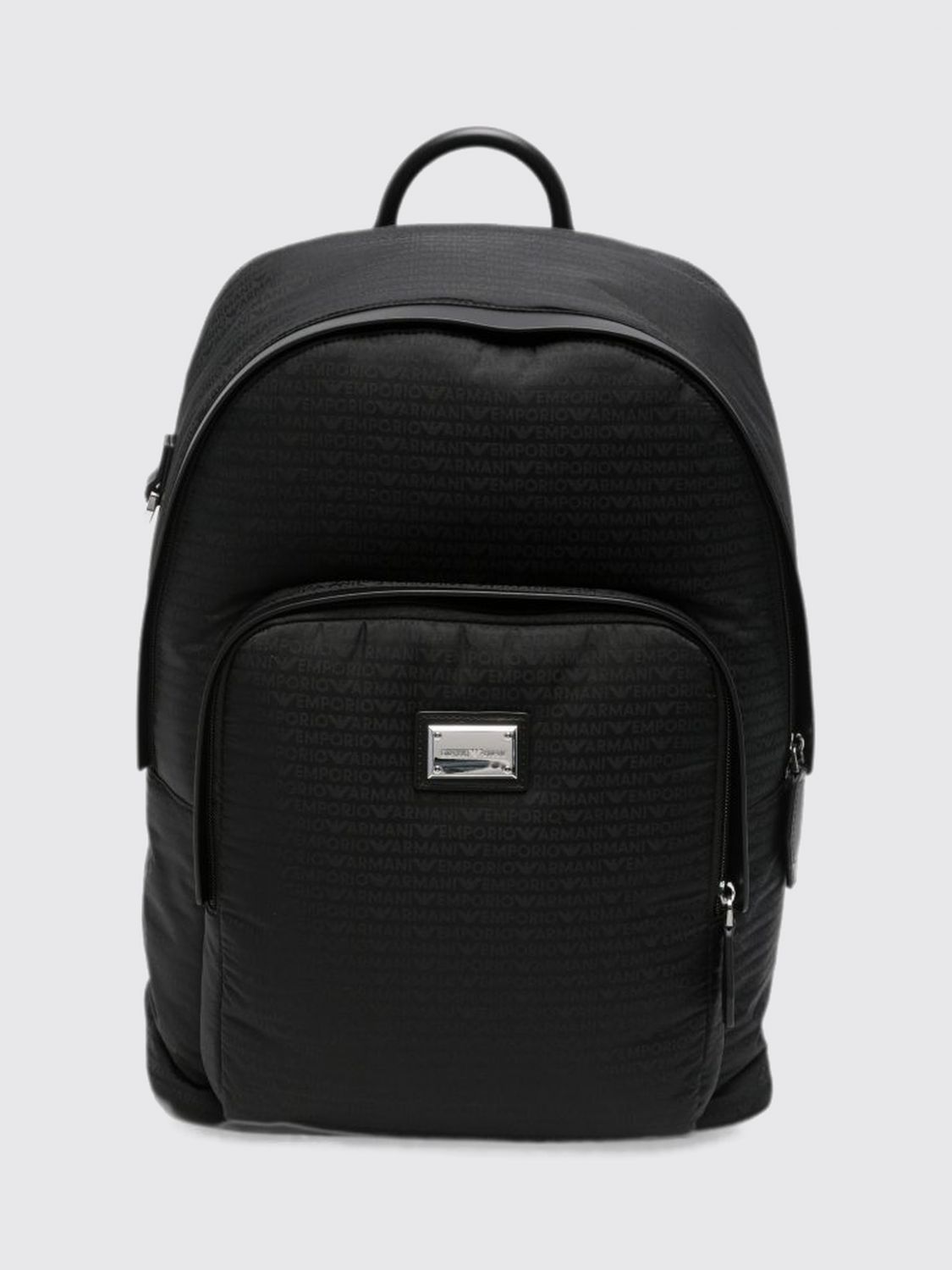 EMPORIO ARMANI Zaino in nylon con logo e spallacci regolabili