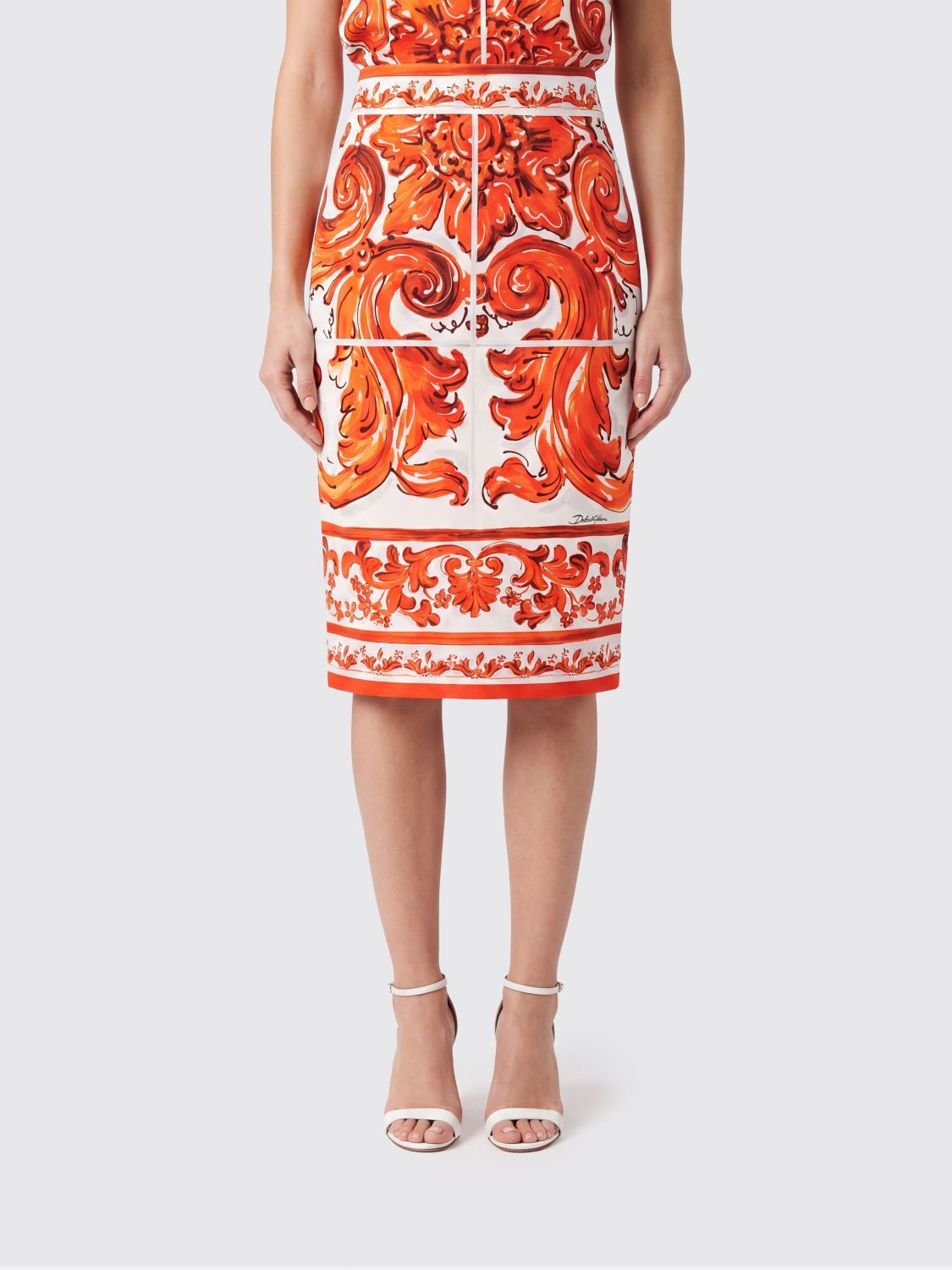 DOLCE & GABBANA Skirt Woman color Orange