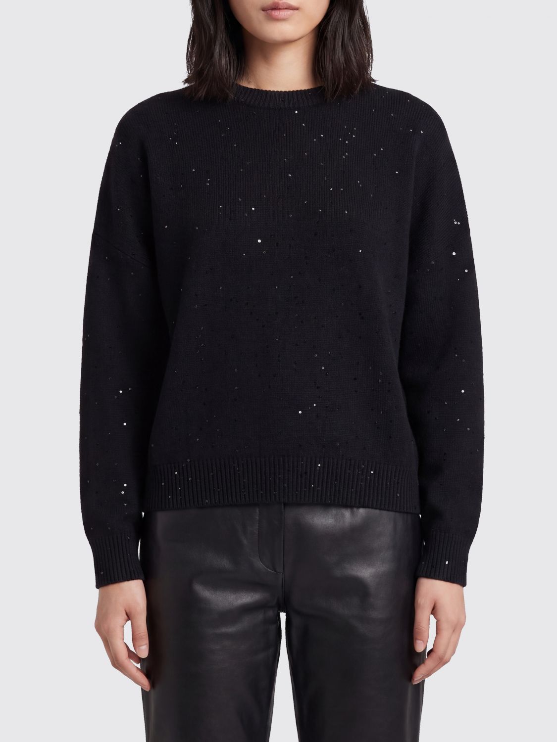 BRUNELLO CUCINELLI Sweater Woman color Black
