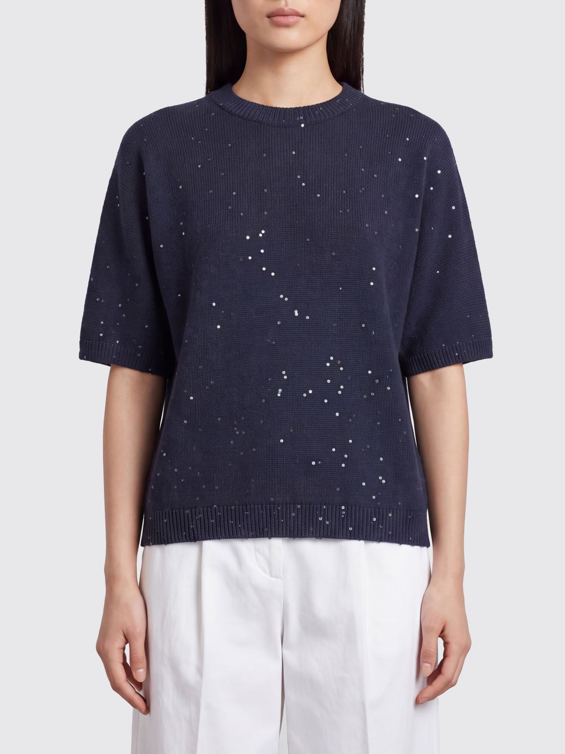 BRUNELLO CUCINELLI Sweater Woman color Blue