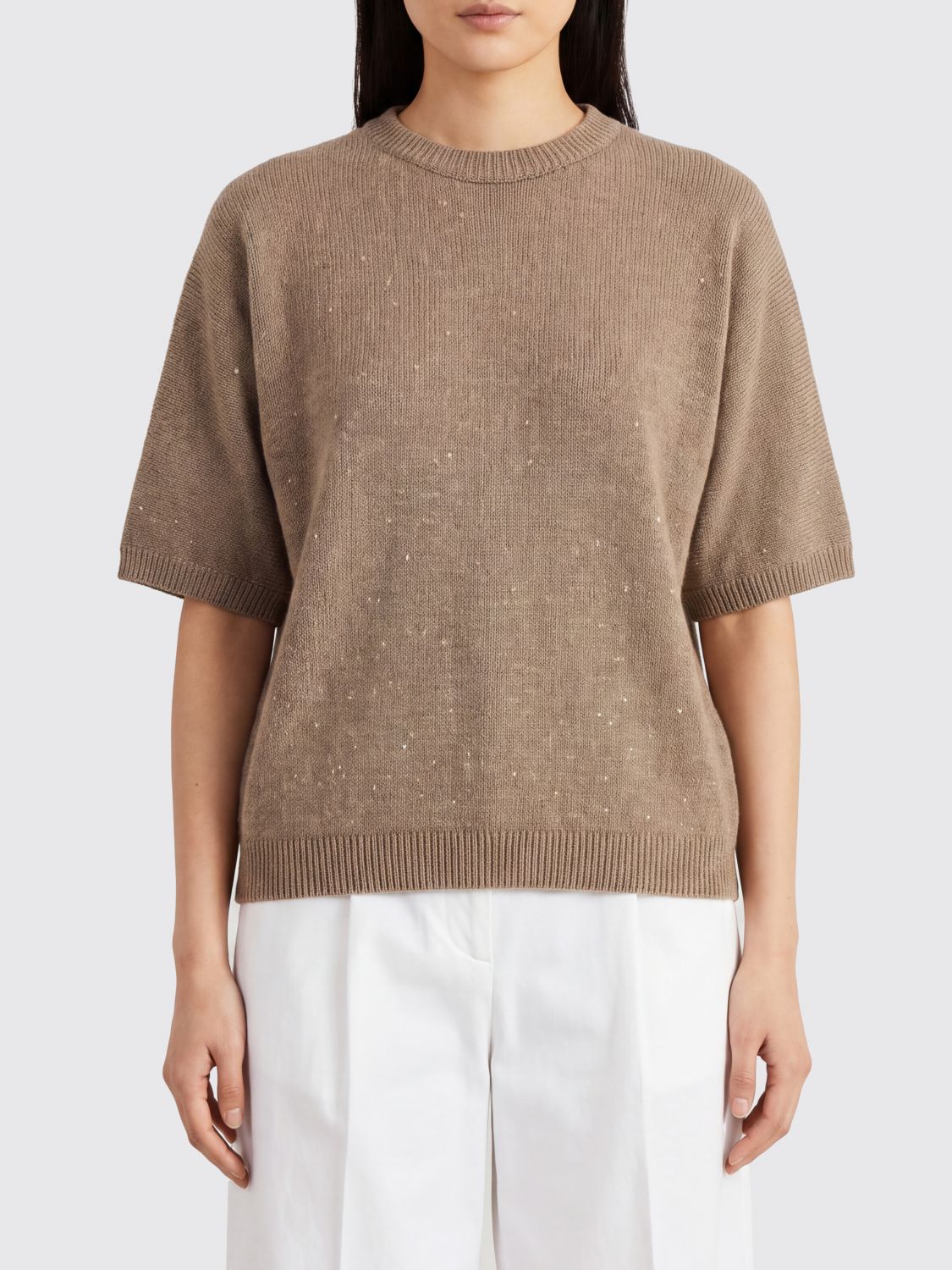BRUNELLO CUCINELLI Sweater Woman color Beige