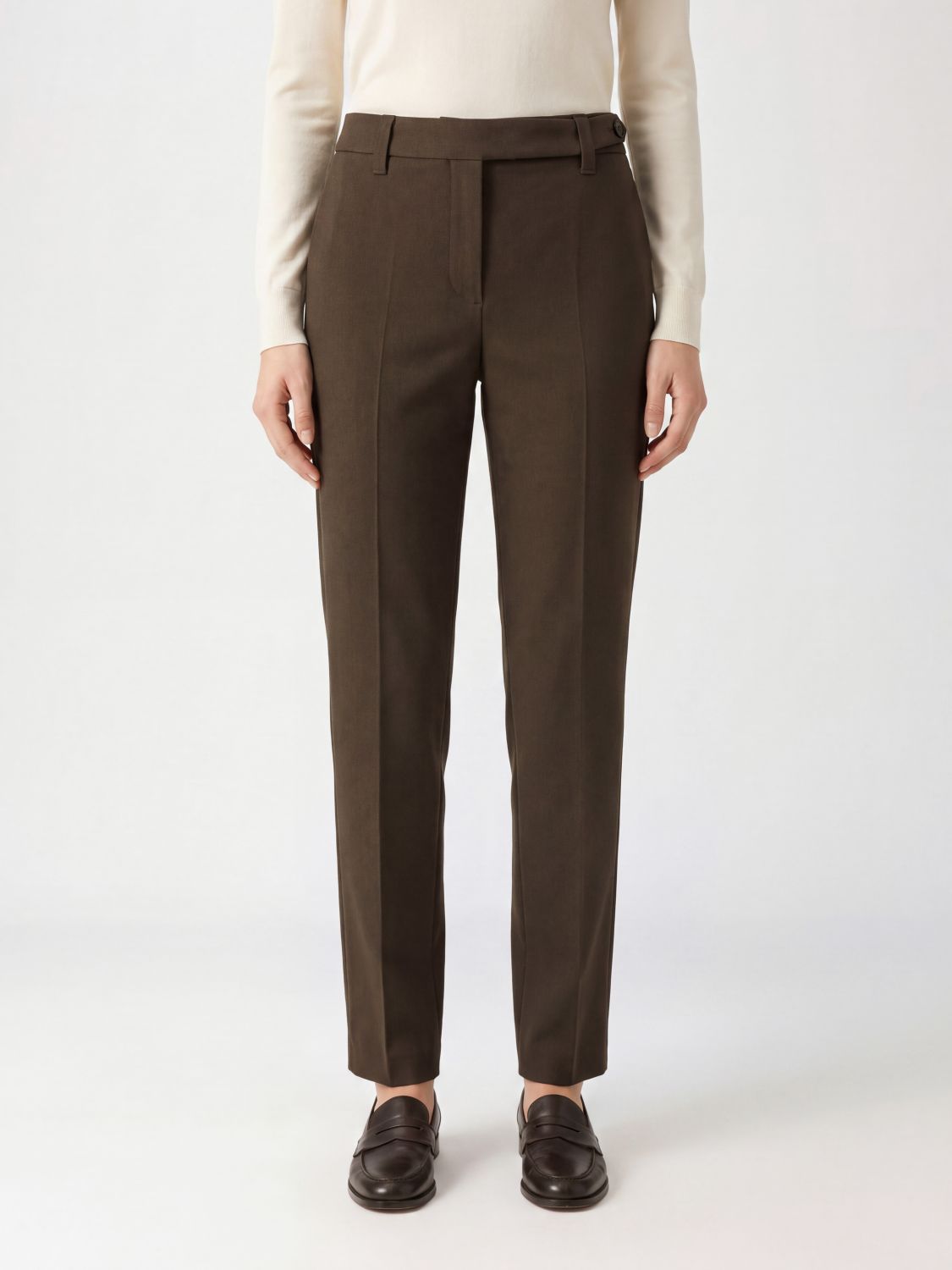 BRUNELLO CUCINELLI Pants Woman color Brown