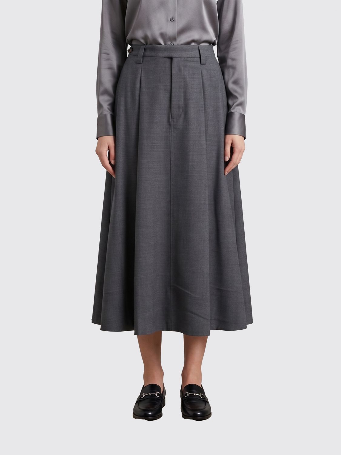 BRUNELLO CUCINELLI Skirt Woman color Grey 1