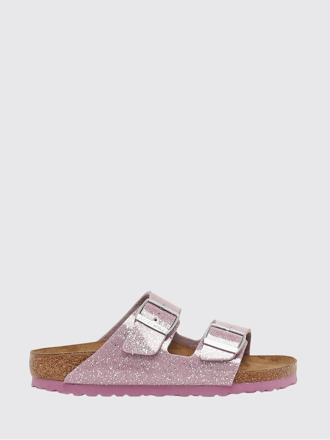 BIRKENSTOCK Boy's Arizona Glitter Birko-Flor Double-Strap Sandals