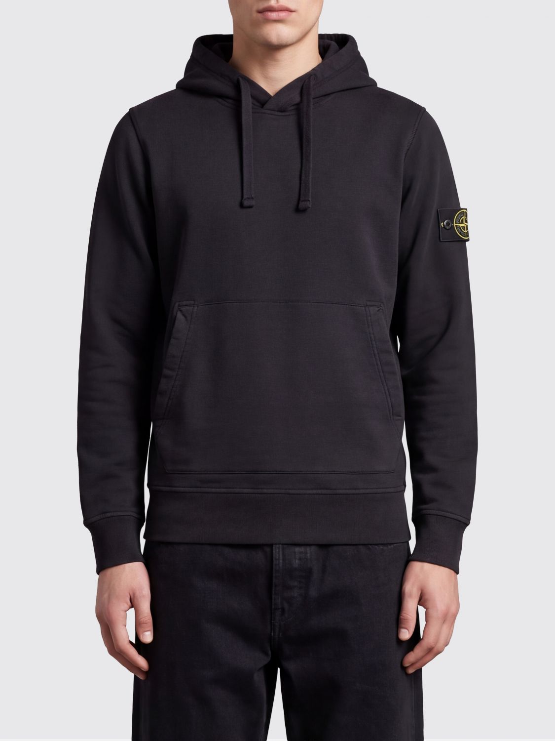 STONE ISLAND Relaxed-Fit Hoodie aus Baumwolle mit Kängurutasche