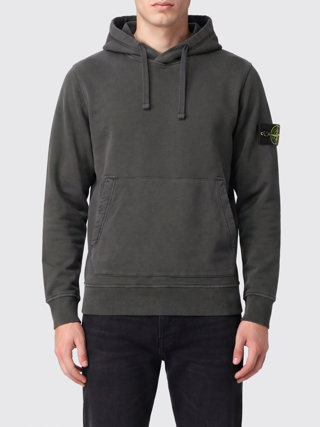 STONE ISLAND Relaxed-Fit Hoodie aus Baumwolle mit Kängurutasche