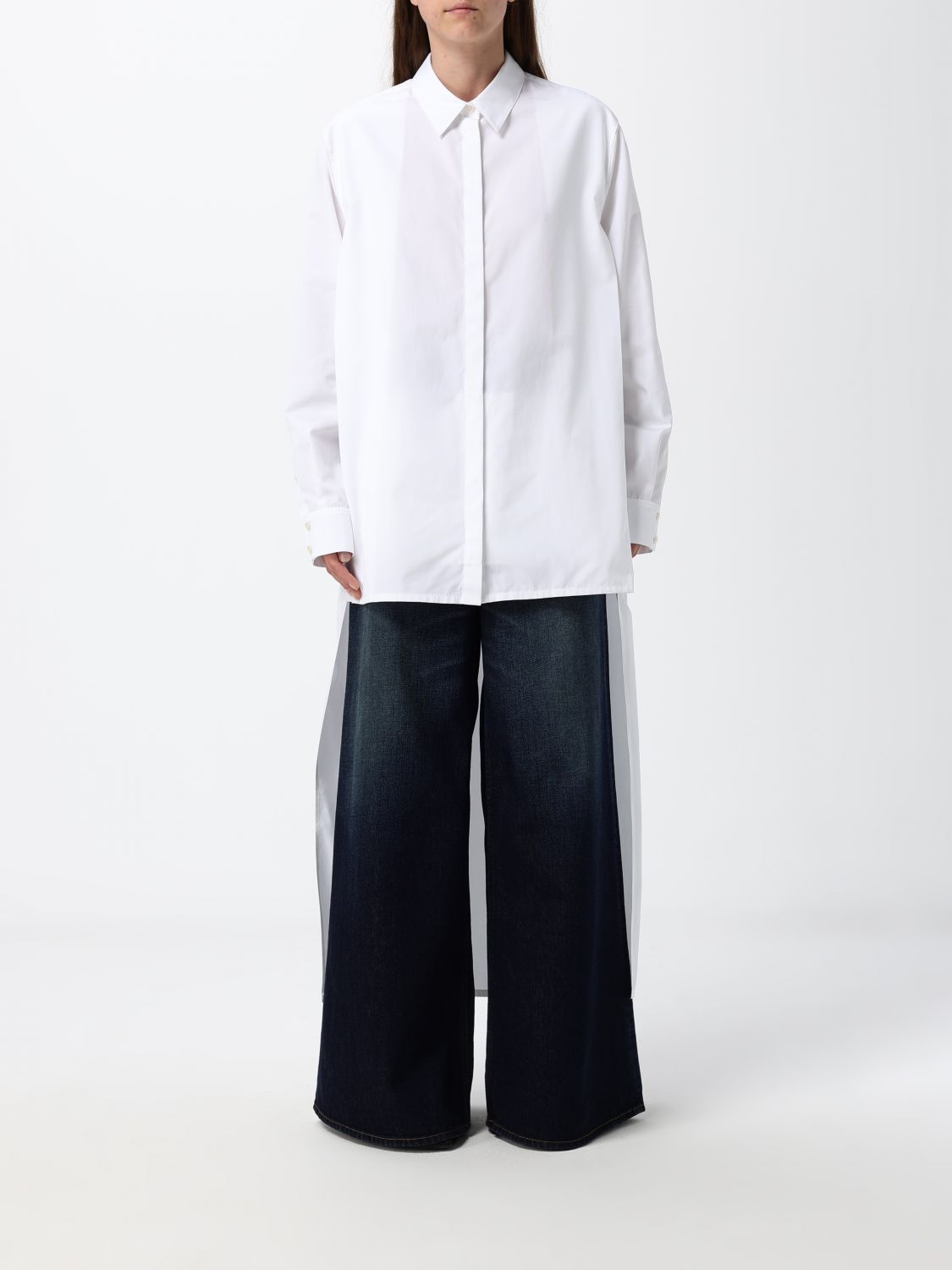 ALAÏA Shirt Woman color White