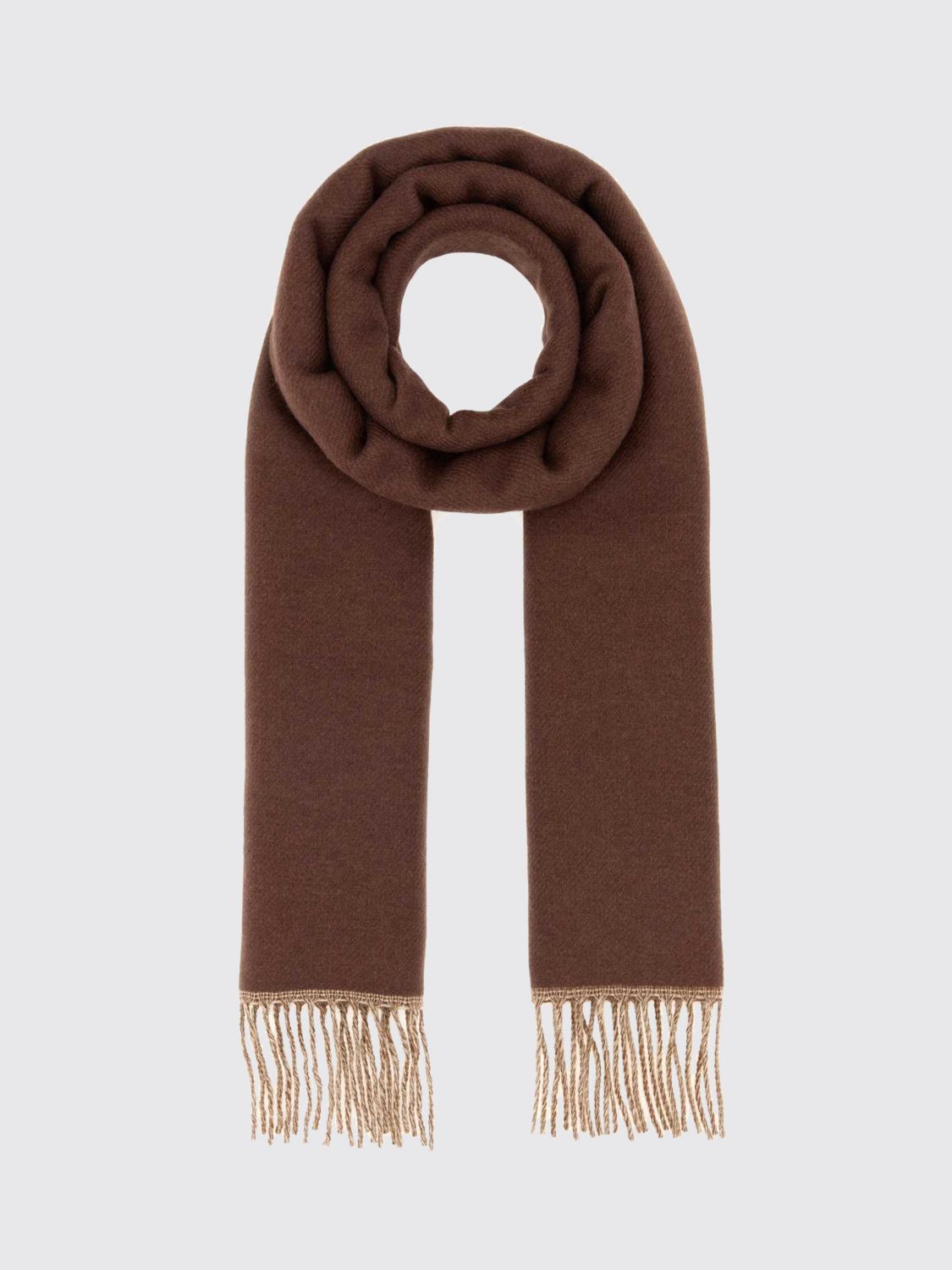VALENTINO GARAVANI Sciarpa in puro cashmere con logo VLogo Signature