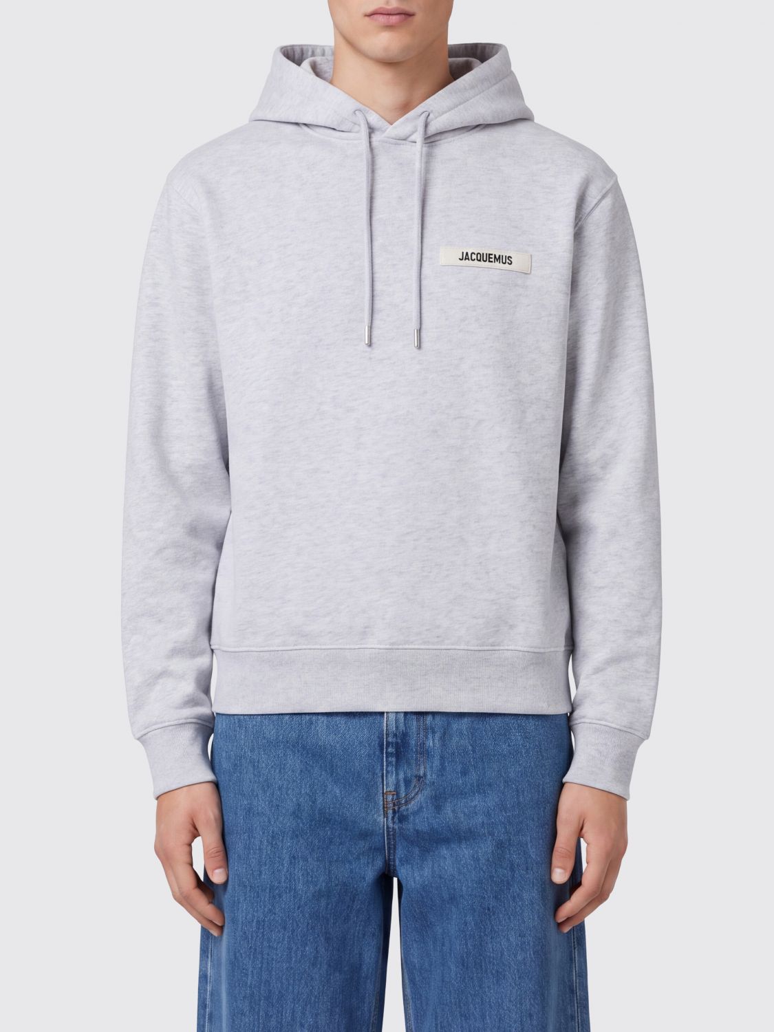 JACQUEMUS Kapuzenpullover aus Baumwolle mit Logo in Relaxed Fit Passform