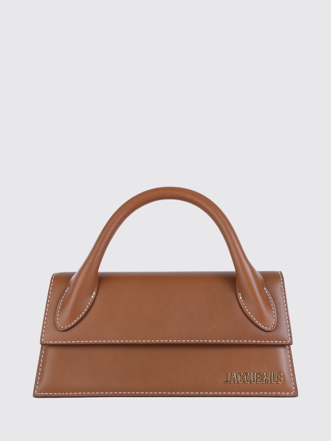 JACQUEMUS Le Chiquito Long Mini Bag in Leather with Top Handle