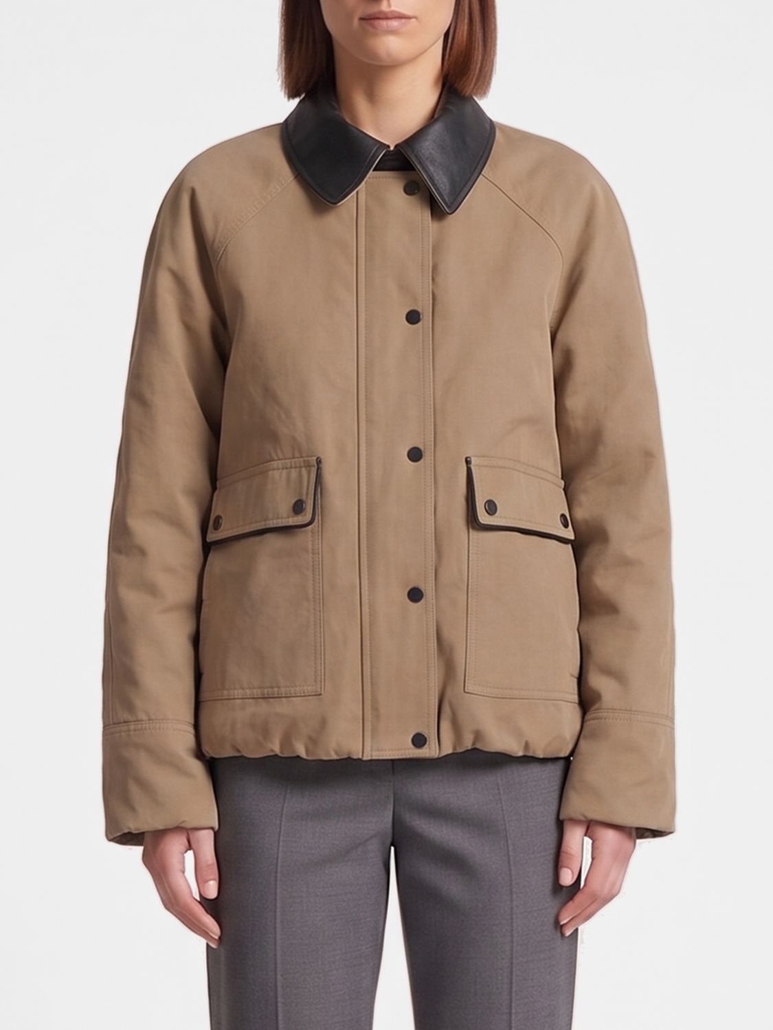 BRUNELLO CUCINELLI Jacket Woman color Beige