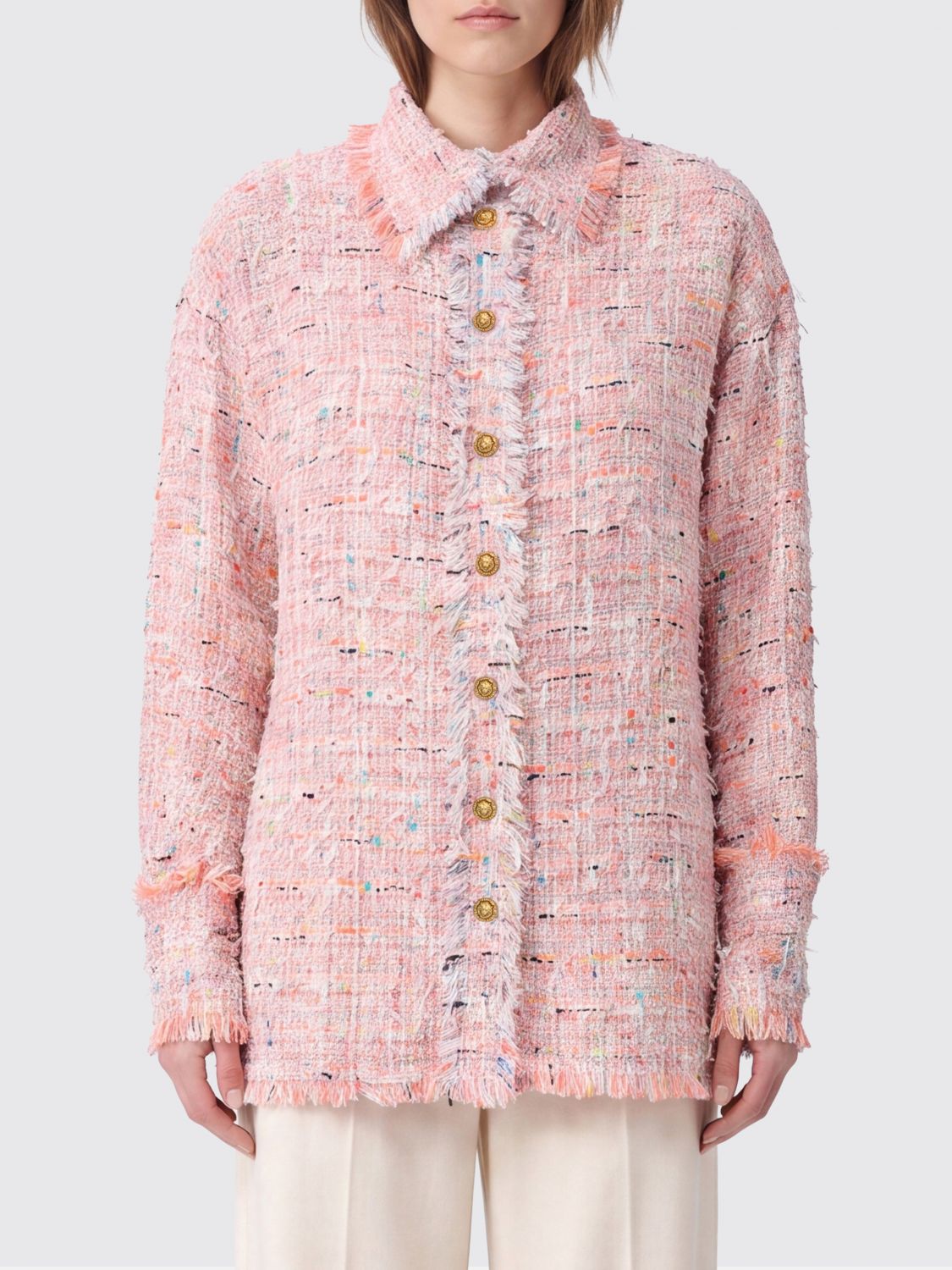 BALMAIN Shirt Woman color Multicolor