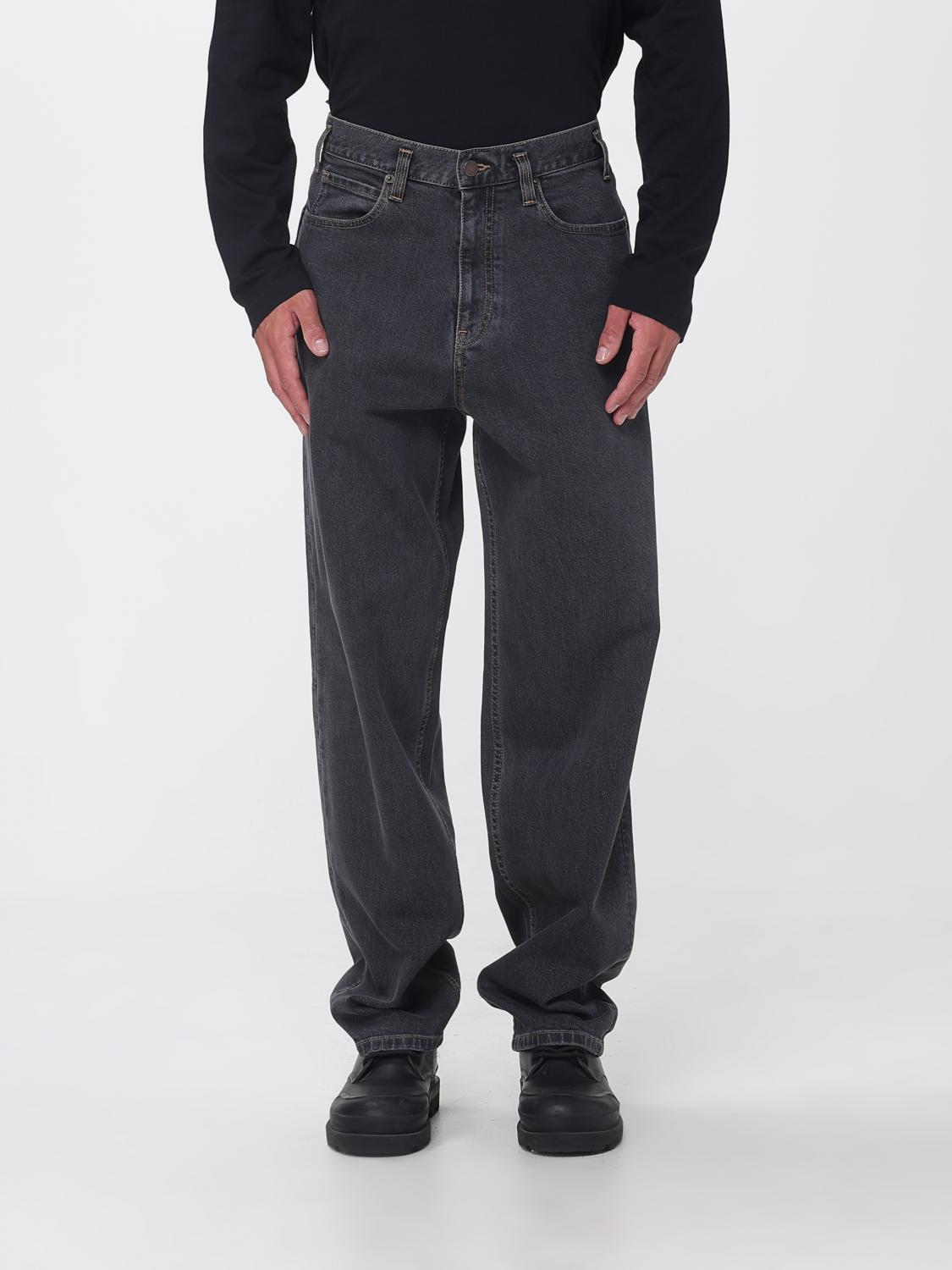 EMPORIO ARMANI Jeans straight fit a vita media in denim di cotone stretch