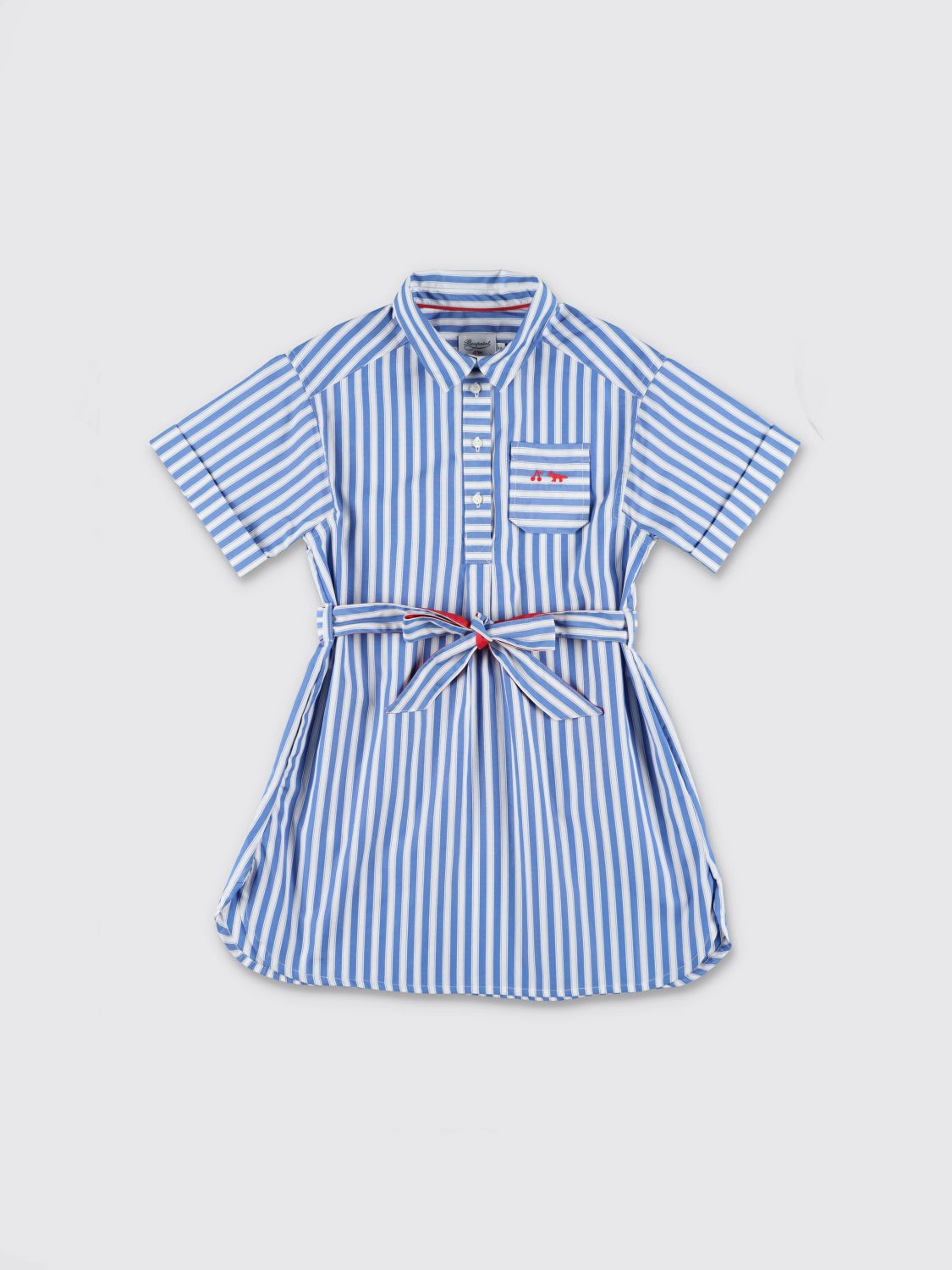 MAISON KITSUNÉ Bonpoint x Lissandra Striped Shirt Dress for Girls
