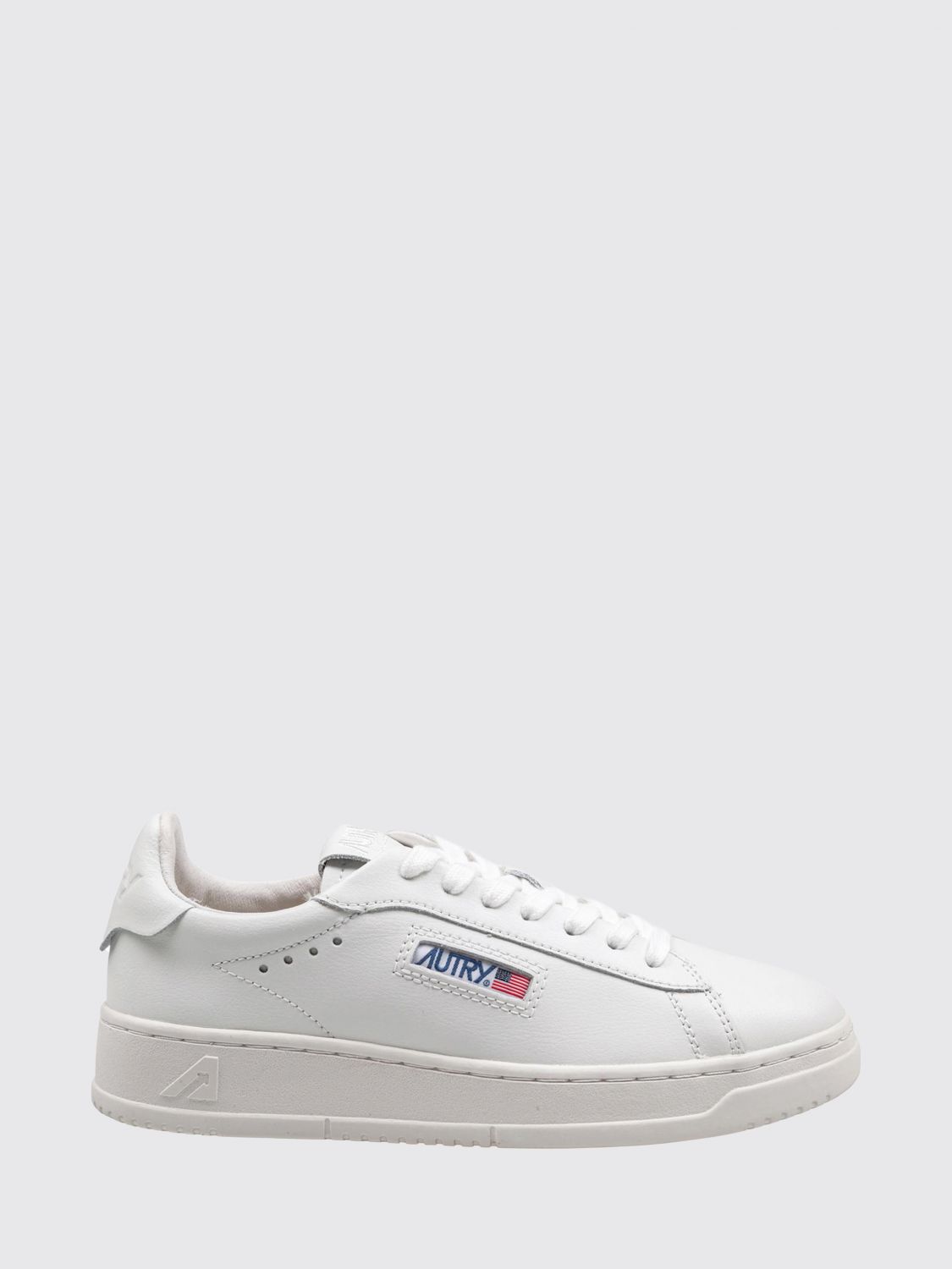 AUTRY Sneakers Dallas Low in pelle di vitello bicolore con caviglia low-top imbottita