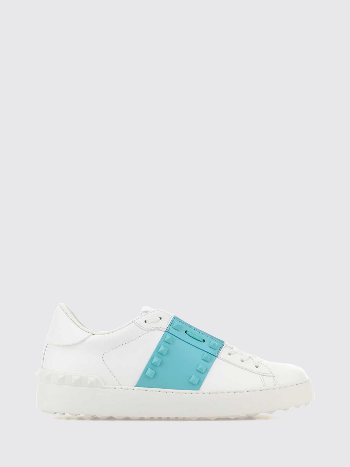 Valentino Garavani Rockstud Untitled Sneakers in Smooth Leather with Studs