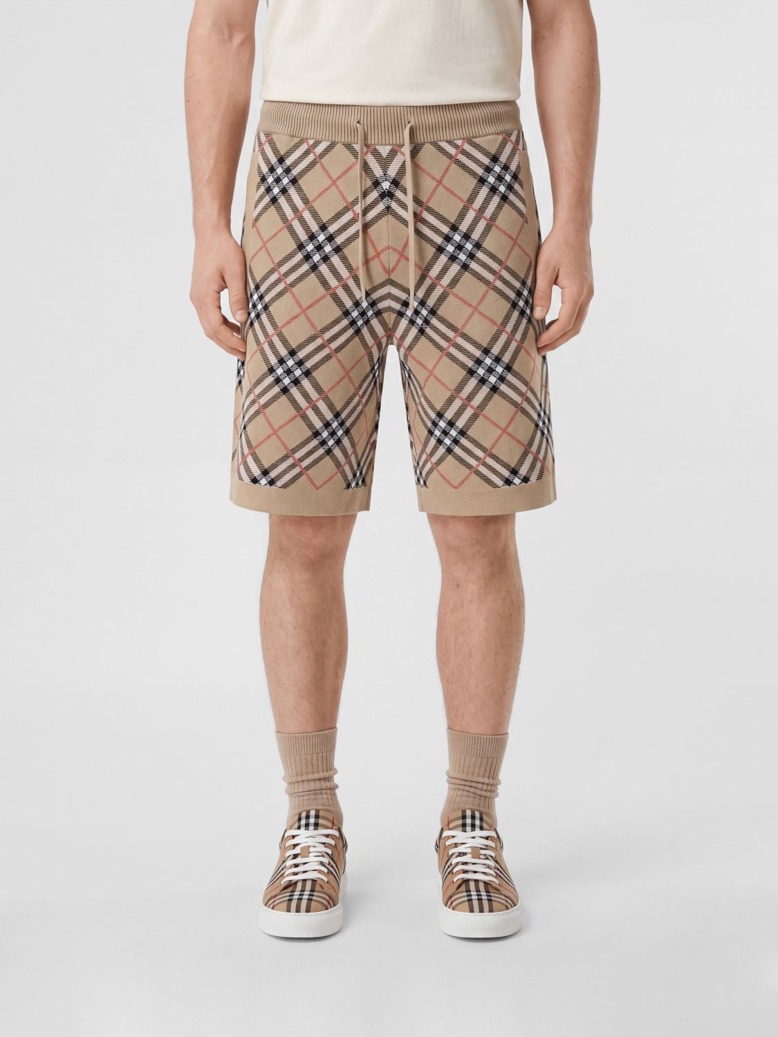 BURBERRY Shorts Men color Sand
