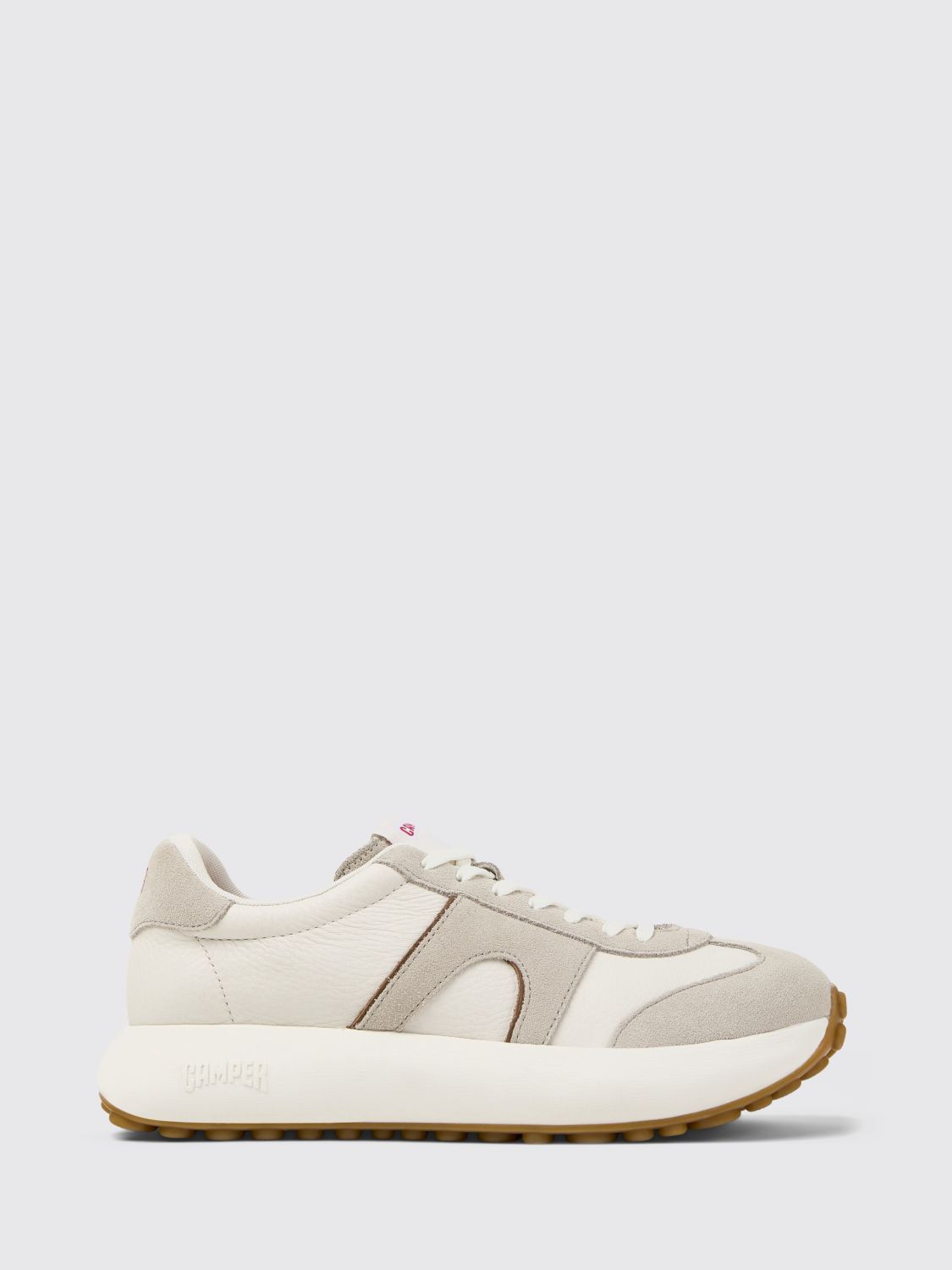 CAMPER Pelotas Athens Low-Top Calfskin Leather Platform Trainers