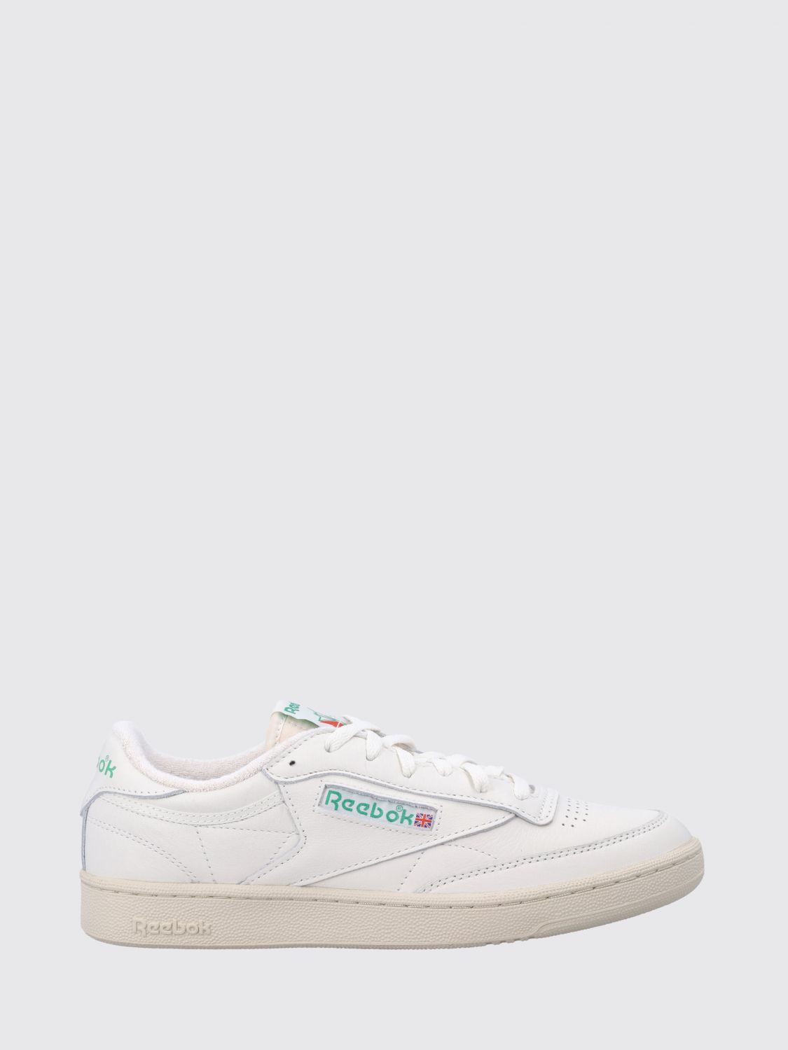 REEBOK Sneakers Club C 85 Vintage in pelle liscia con logo a contrasto
