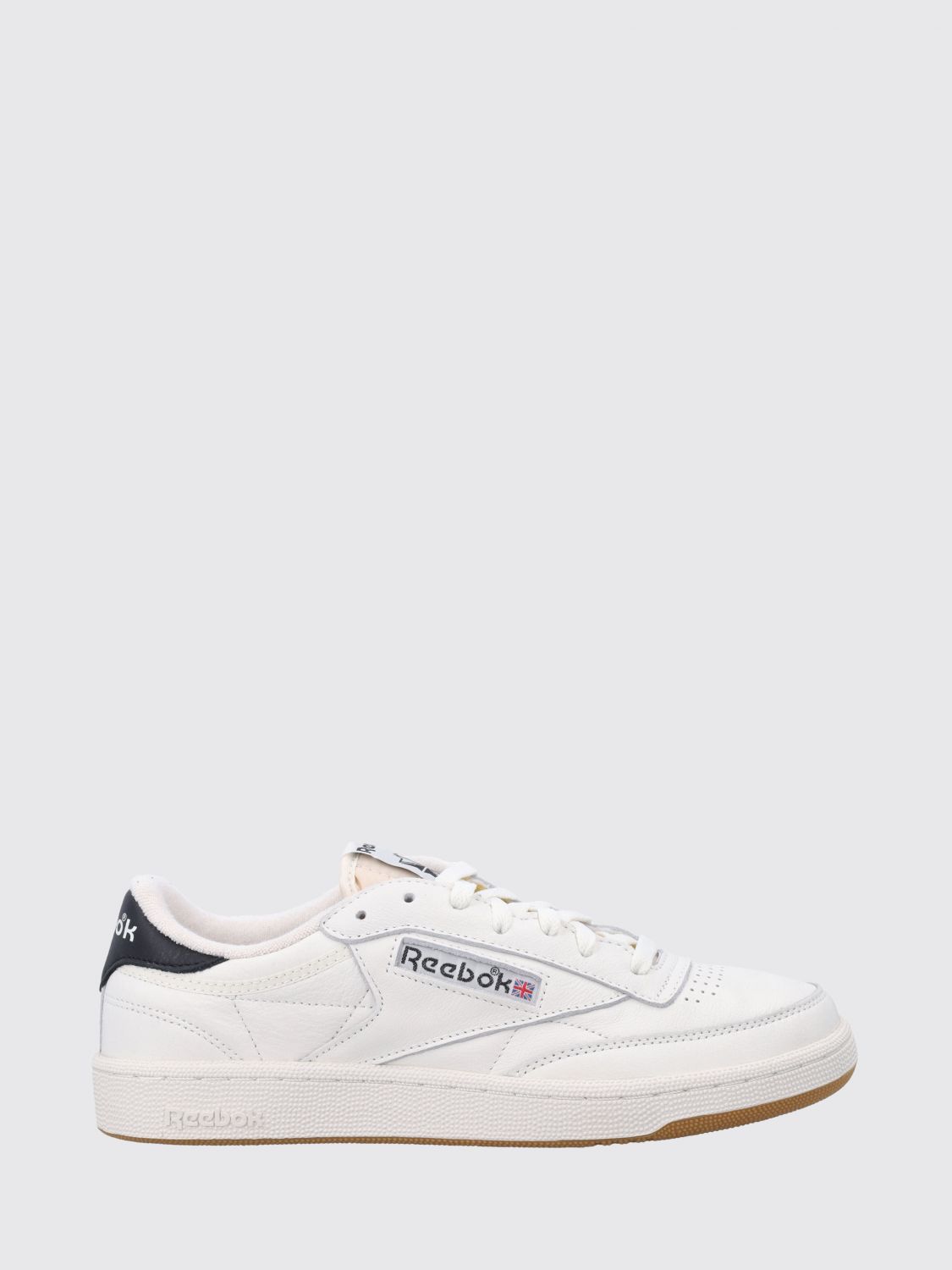 REEBOK Sneakers Club C 85 Vintage in pelle con logo a contrasto e suola in gomma