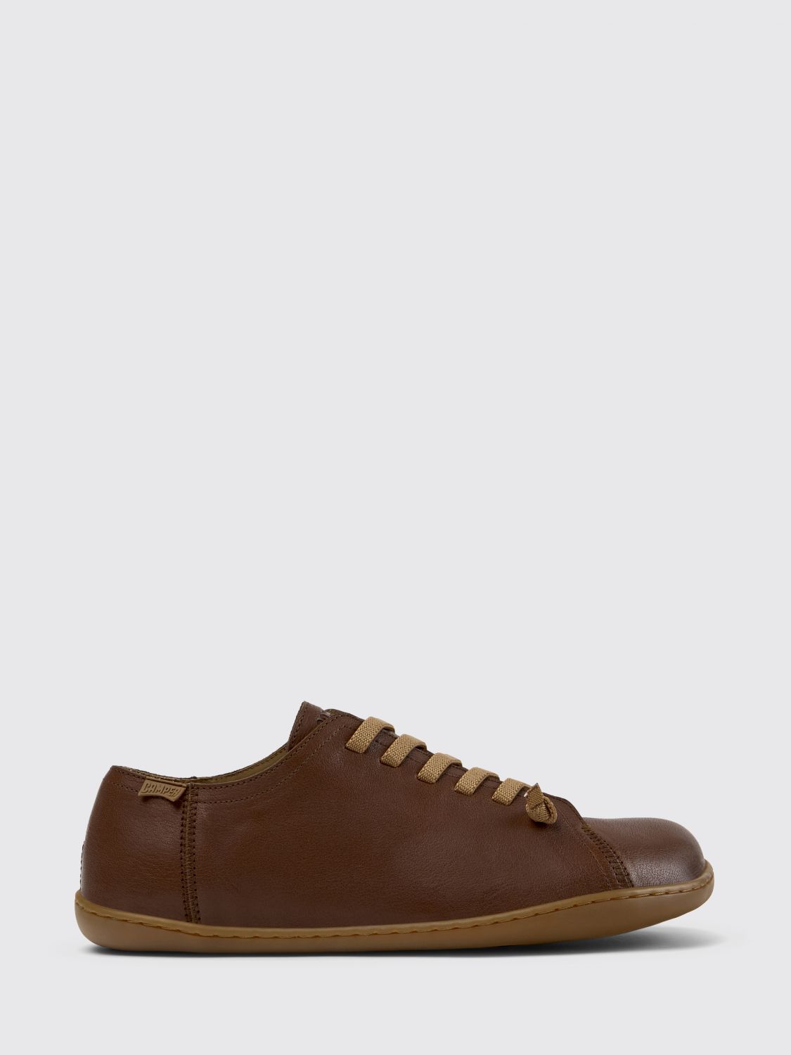 CAMPER Sneakers slip-on Peu in pelle liscia con lacci elasticizzati