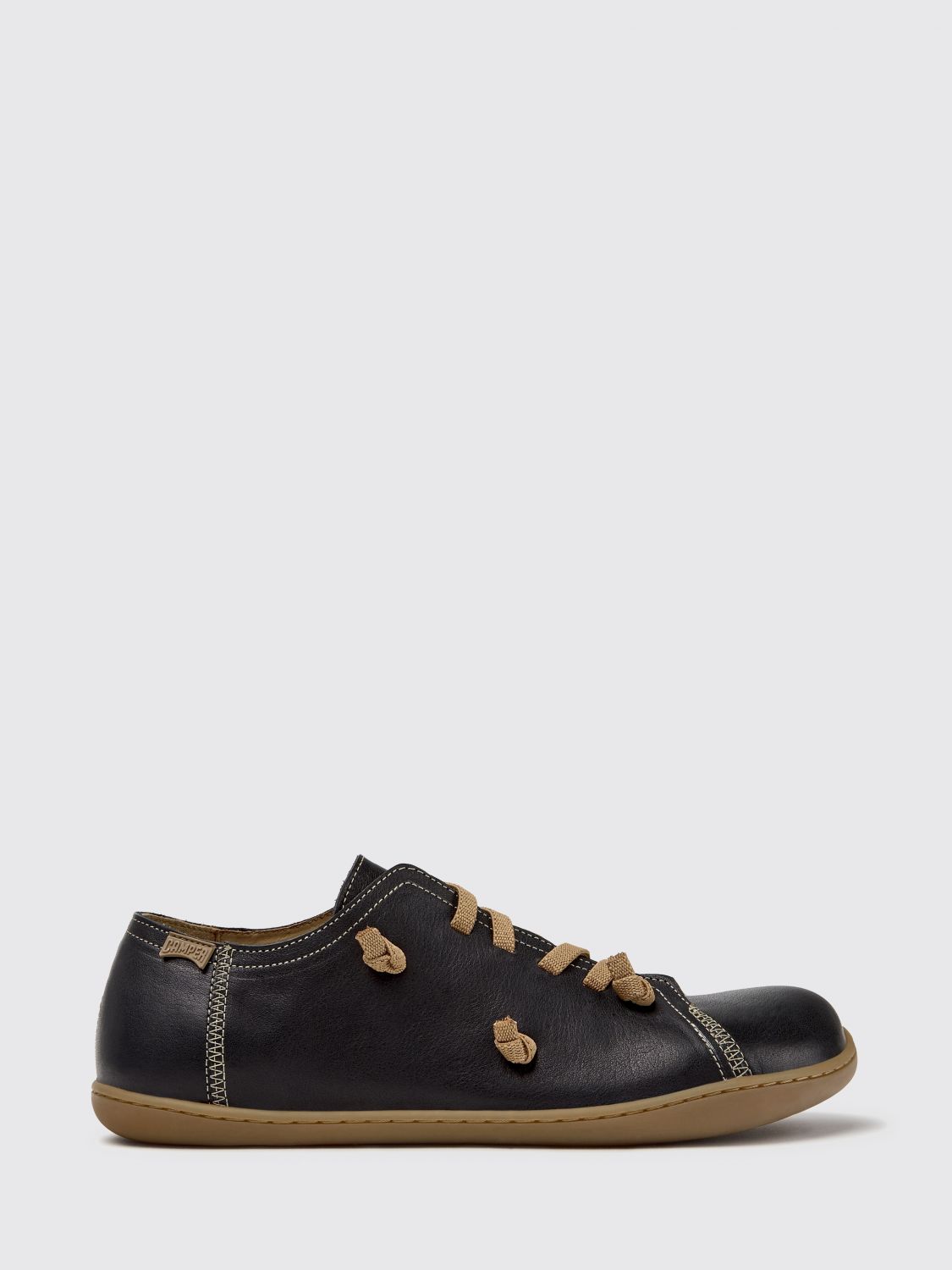 CAMPER Sneakers slip-on Twins in pelle liscia con dettagli ricamati