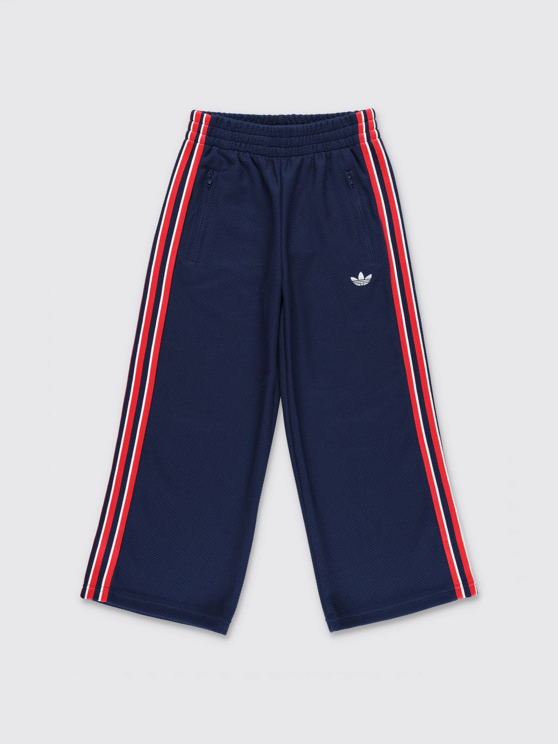 ADIDAS ORIGINALS Pantaloni sportivi da bambina in tessuto tecnico a gamba dritta