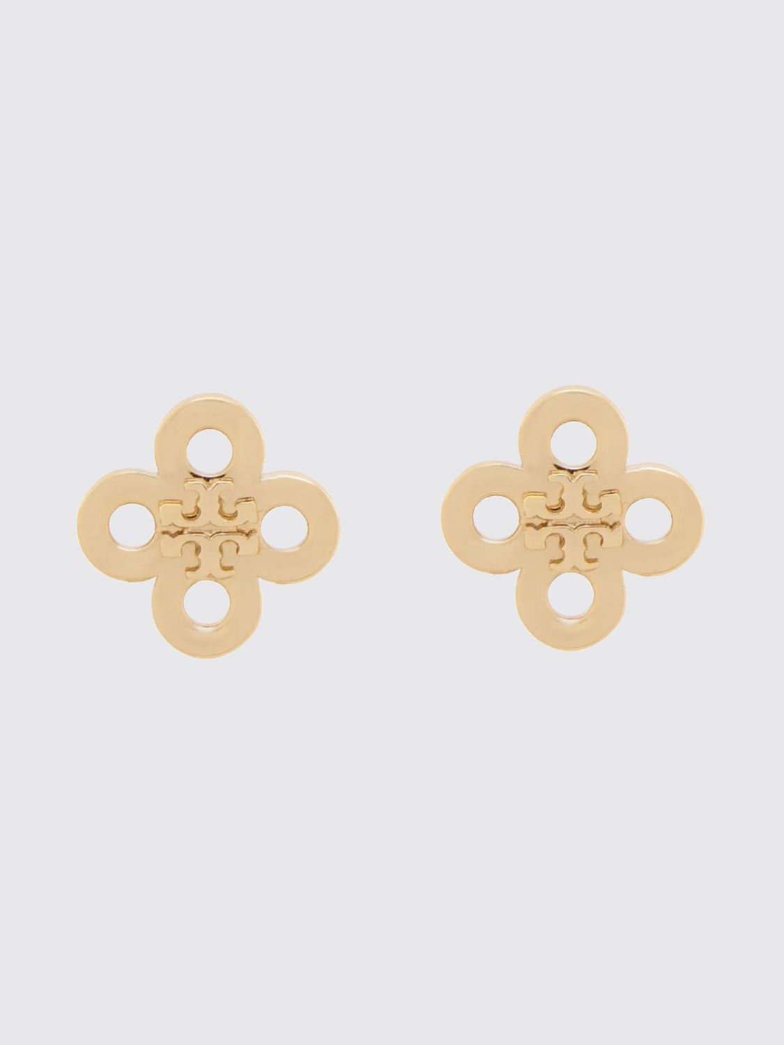 TORY BURCH Forget Me Not Flower Stud Earrings with Double T Logo　トリー バーチ ダブル T ロゴ フォーゲット ミー ノット フラワー スタッド ピアス TORY