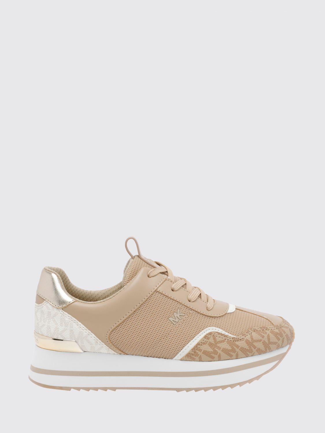 Michael Kors Sneakers Woman Color Beige In Multi