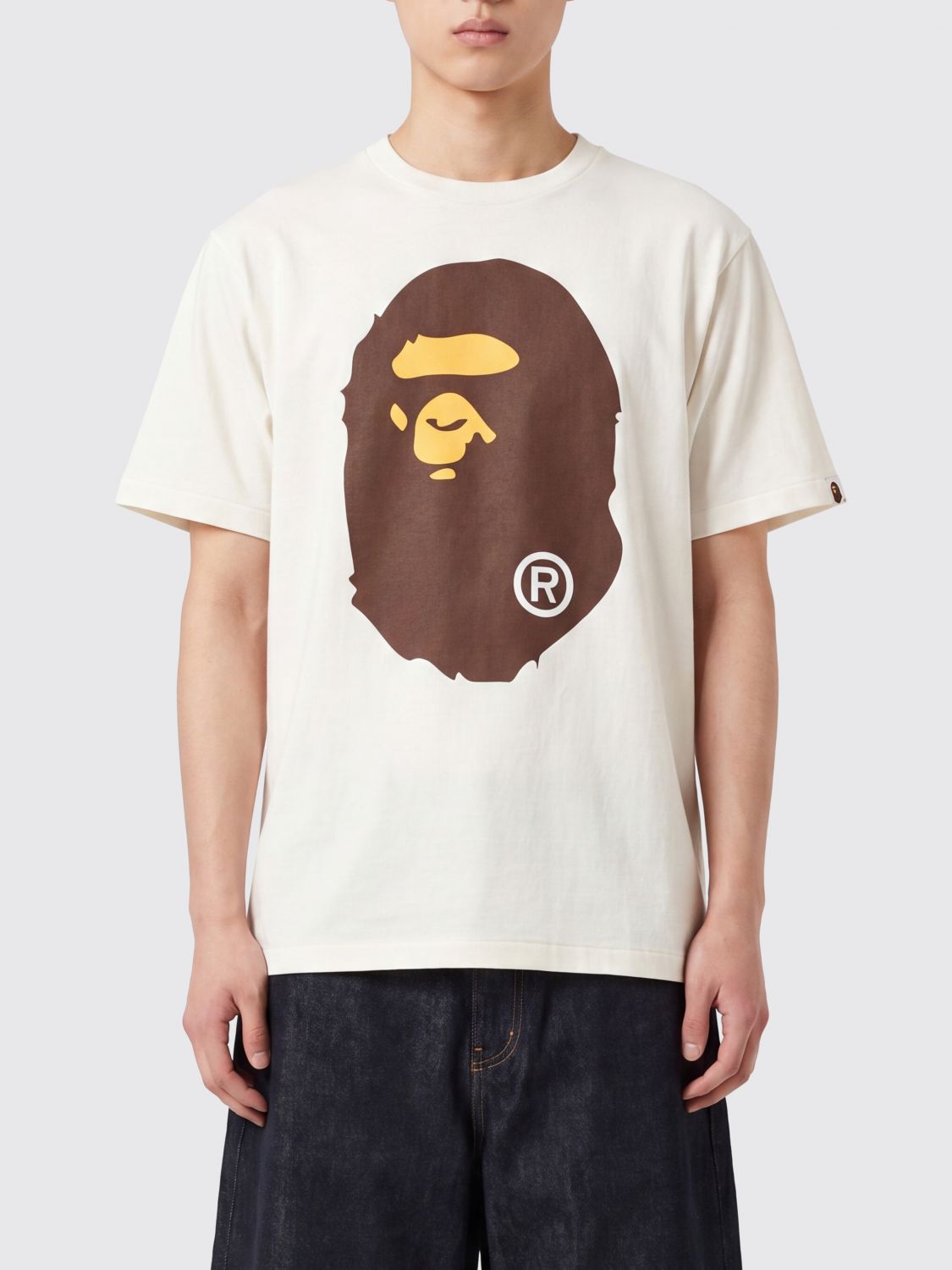 Bape T-shirt Men In White