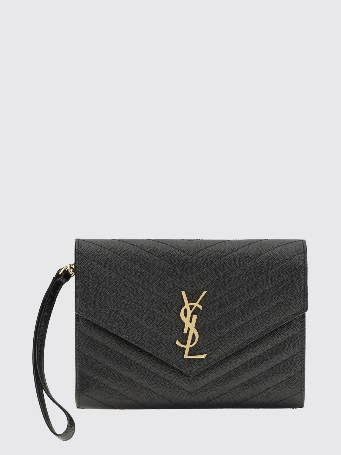 SAINT LAURENT Cassandre Quilted Leather Mini Bag with YSL Monogram