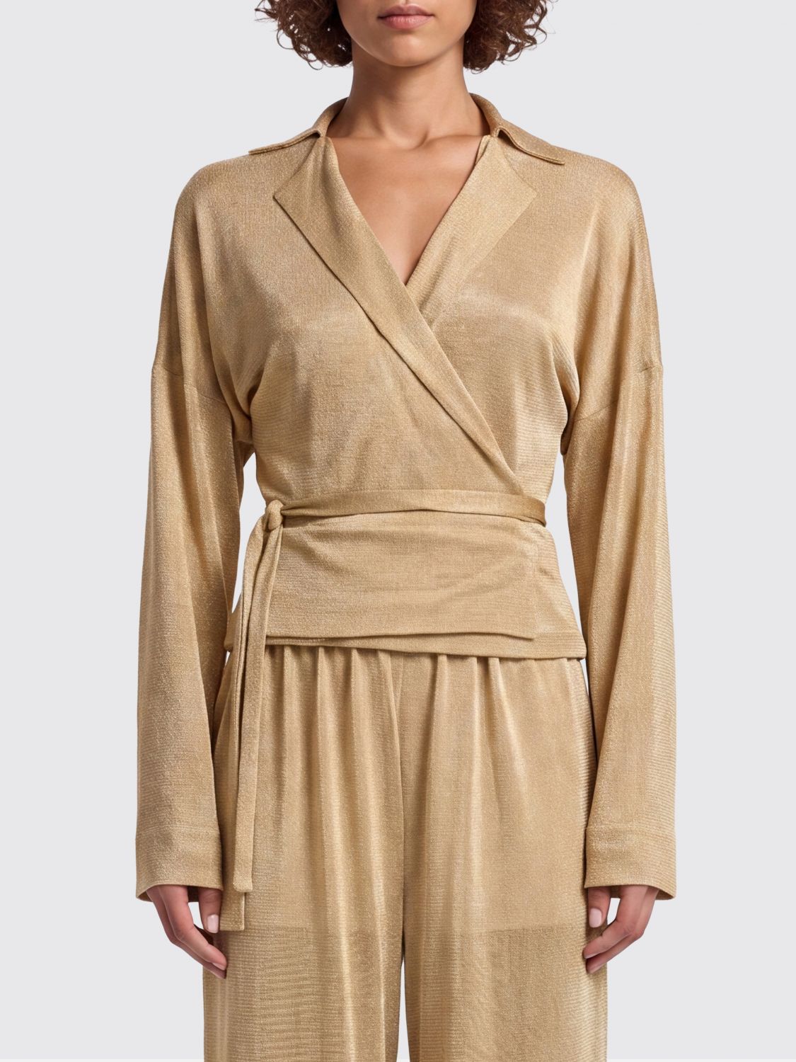 ALBERTA FERRETTI Shirt Woman color Gold