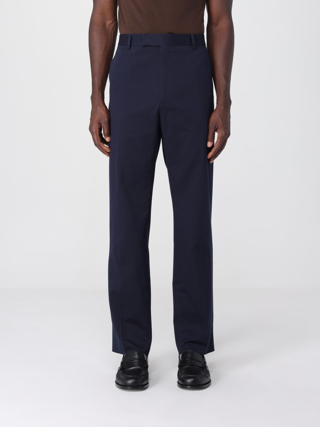 GUCCI Pantaloni chino slim fit in twill di cotone con tasche America