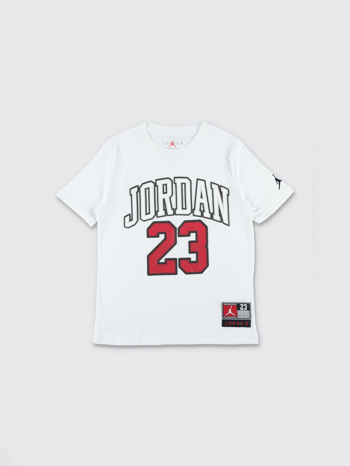 NIKE Boy's Cotton Blend T-Shirt with Logo and Slogan Print